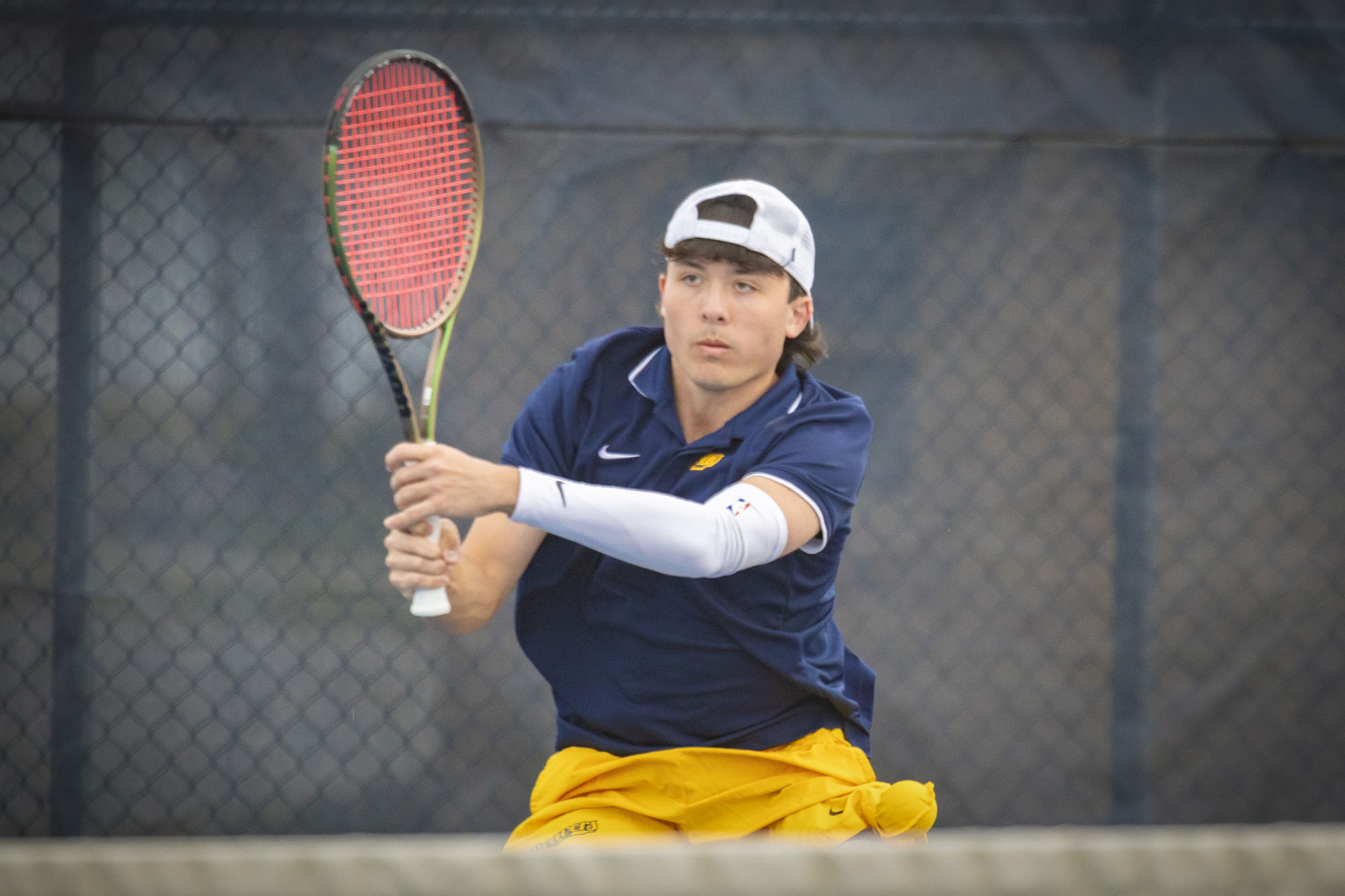 Jeb Bathrick, BVU men's tennis vs. Wartburg
