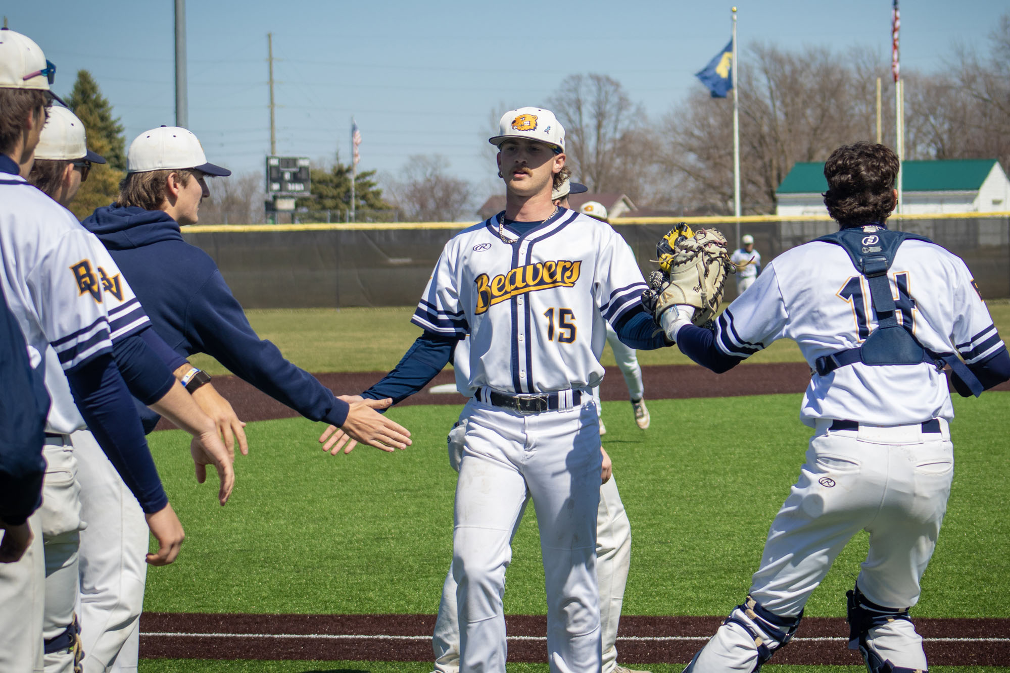 Ean McDaniel, BVU baseball vs. Coe College