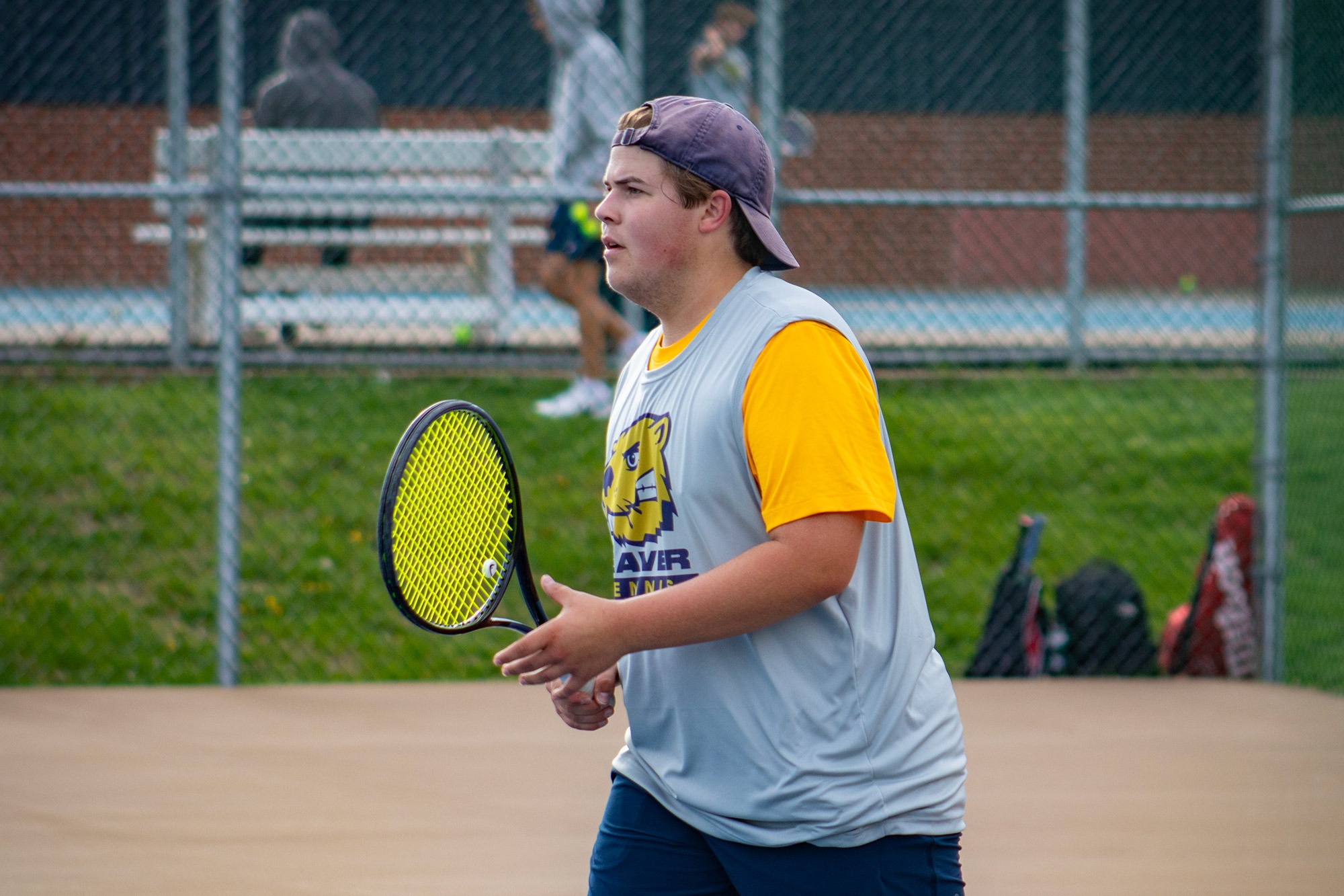 Owen Stansberry, BVU men's tennis vs. Martin Luther