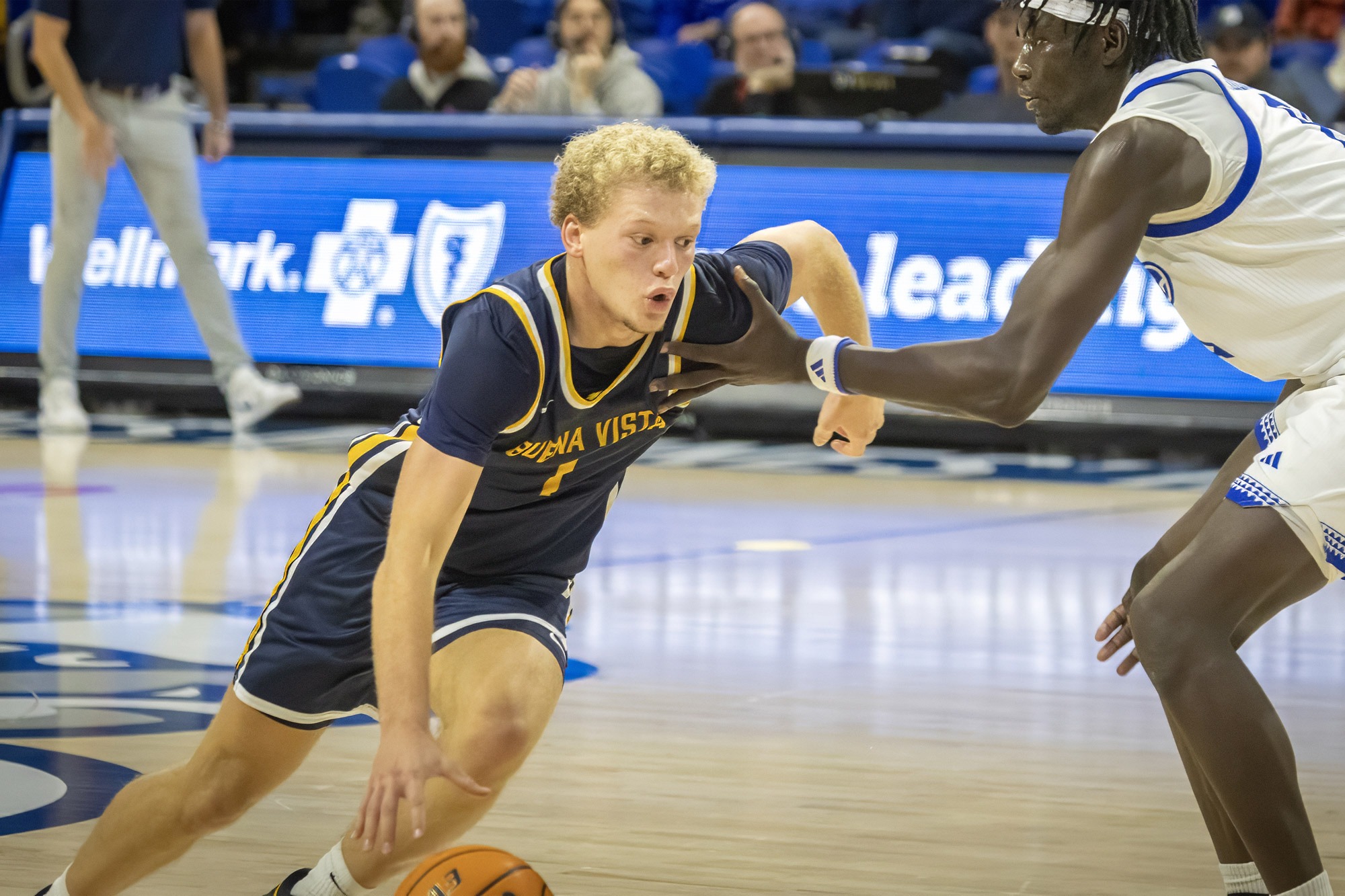 Jayden Brink, BVU men's basketball vs. Drake