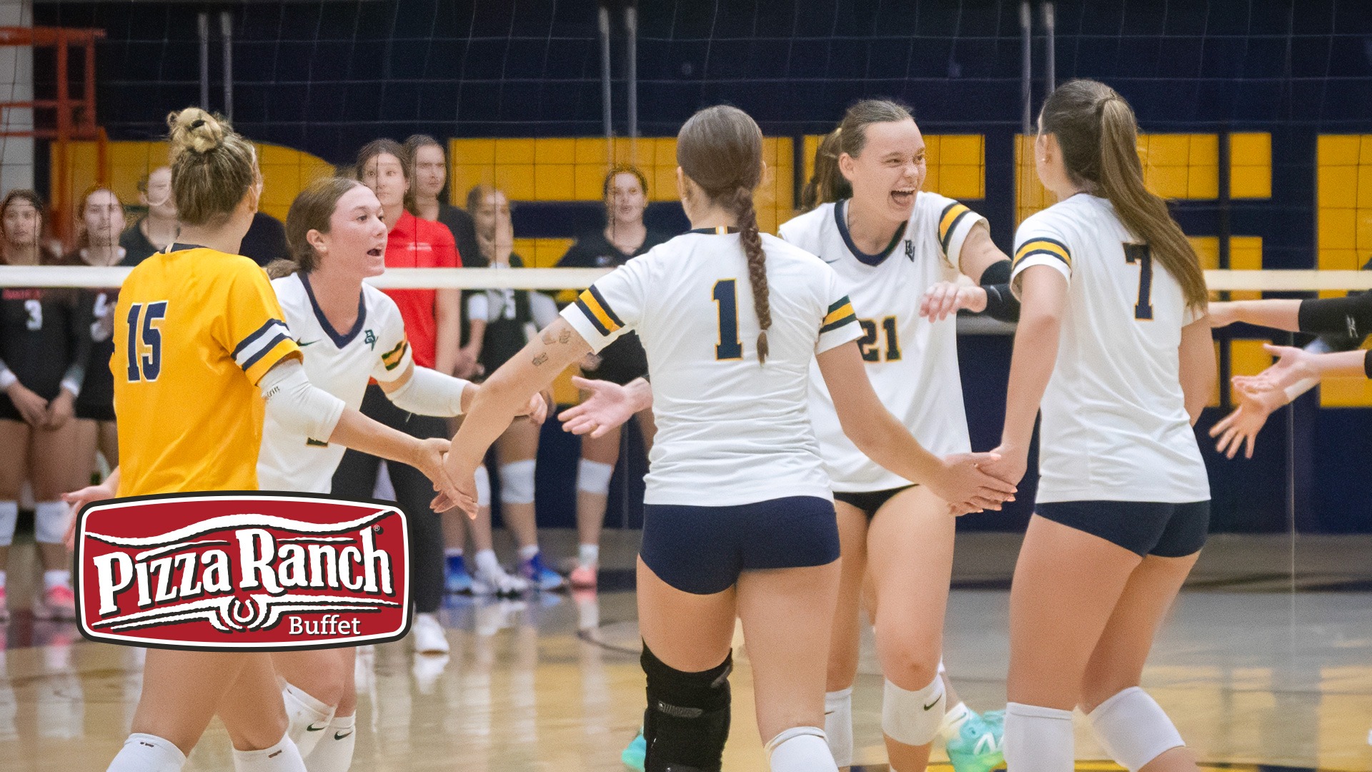 Volleyball team Pizza Ranch logo