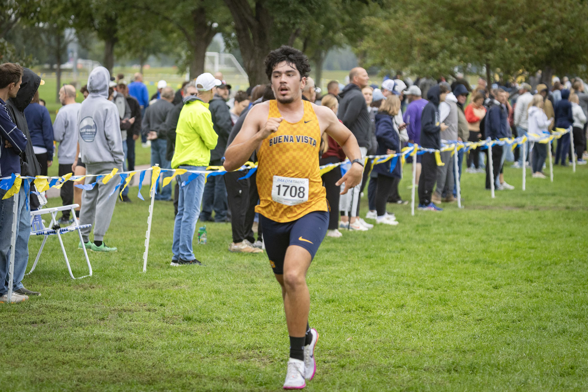 Aiden Egertson, BVU men's cross country at the Augustana Invitational