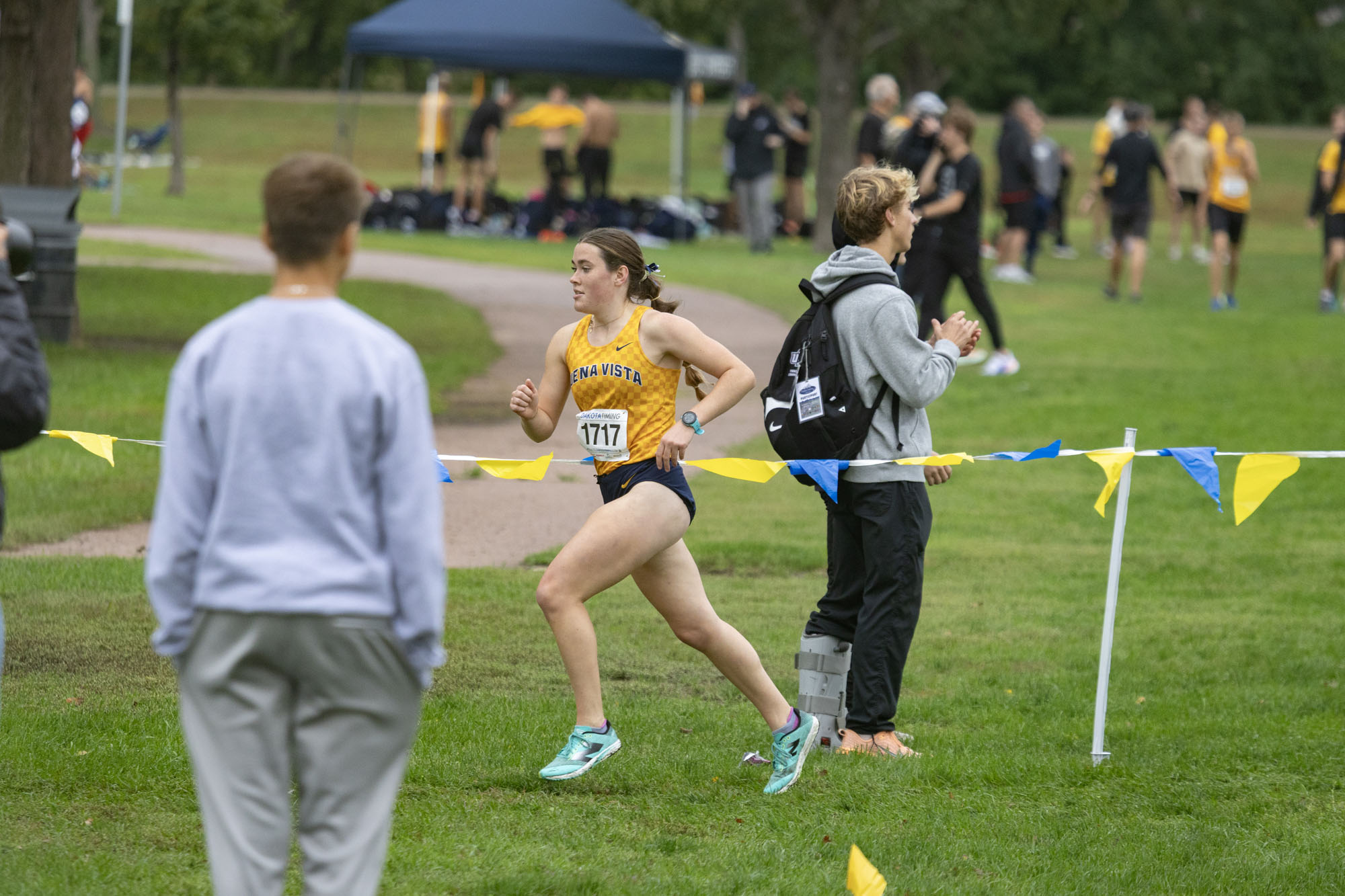 Megan Bakke, BVU women's cross country at the Augustana Invitational