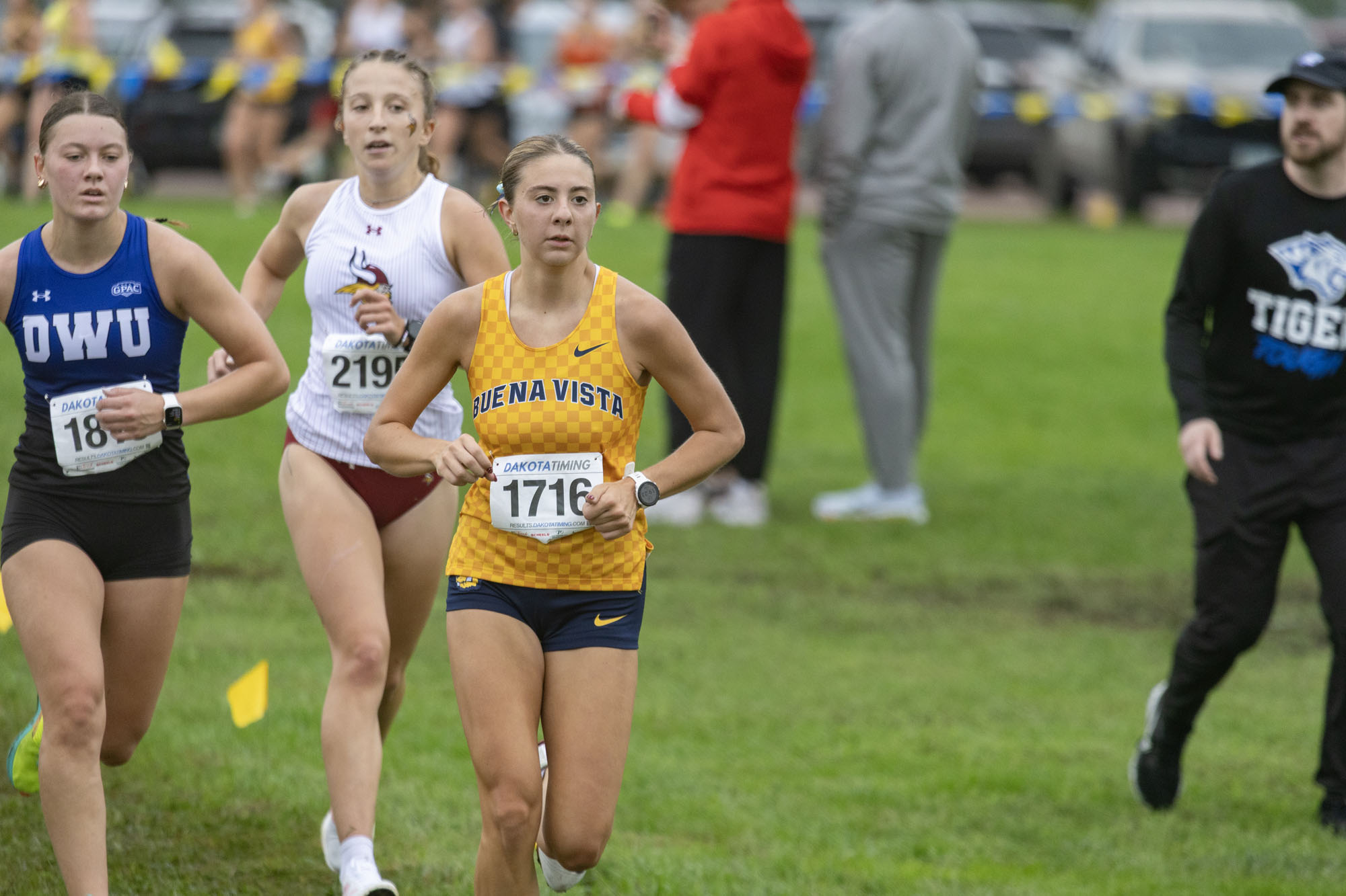 Raygin Anderson, BVU women's cross country at the Augustana Invitational