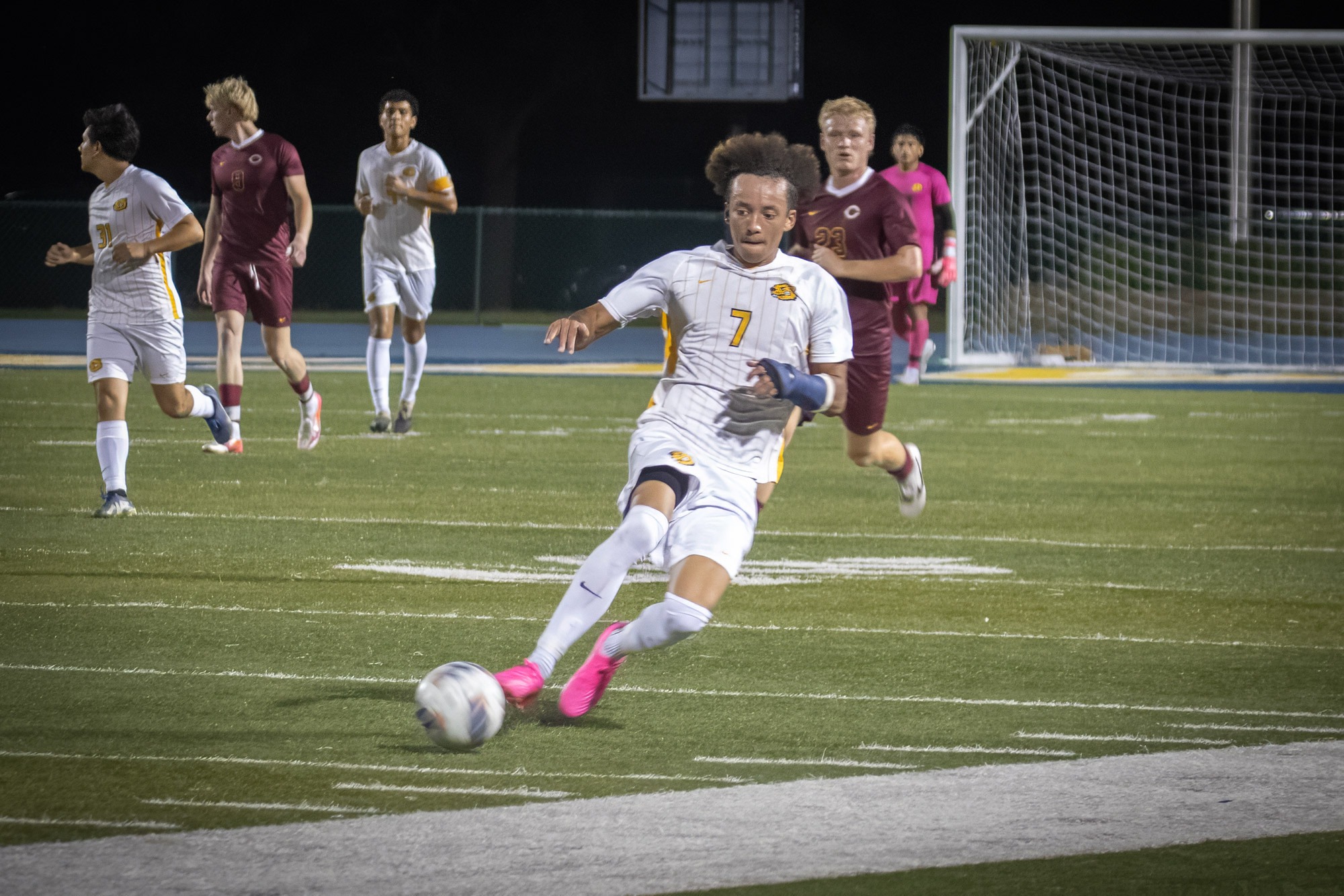 Brayden Schwinck, BVU men's soccer vs. Concordia