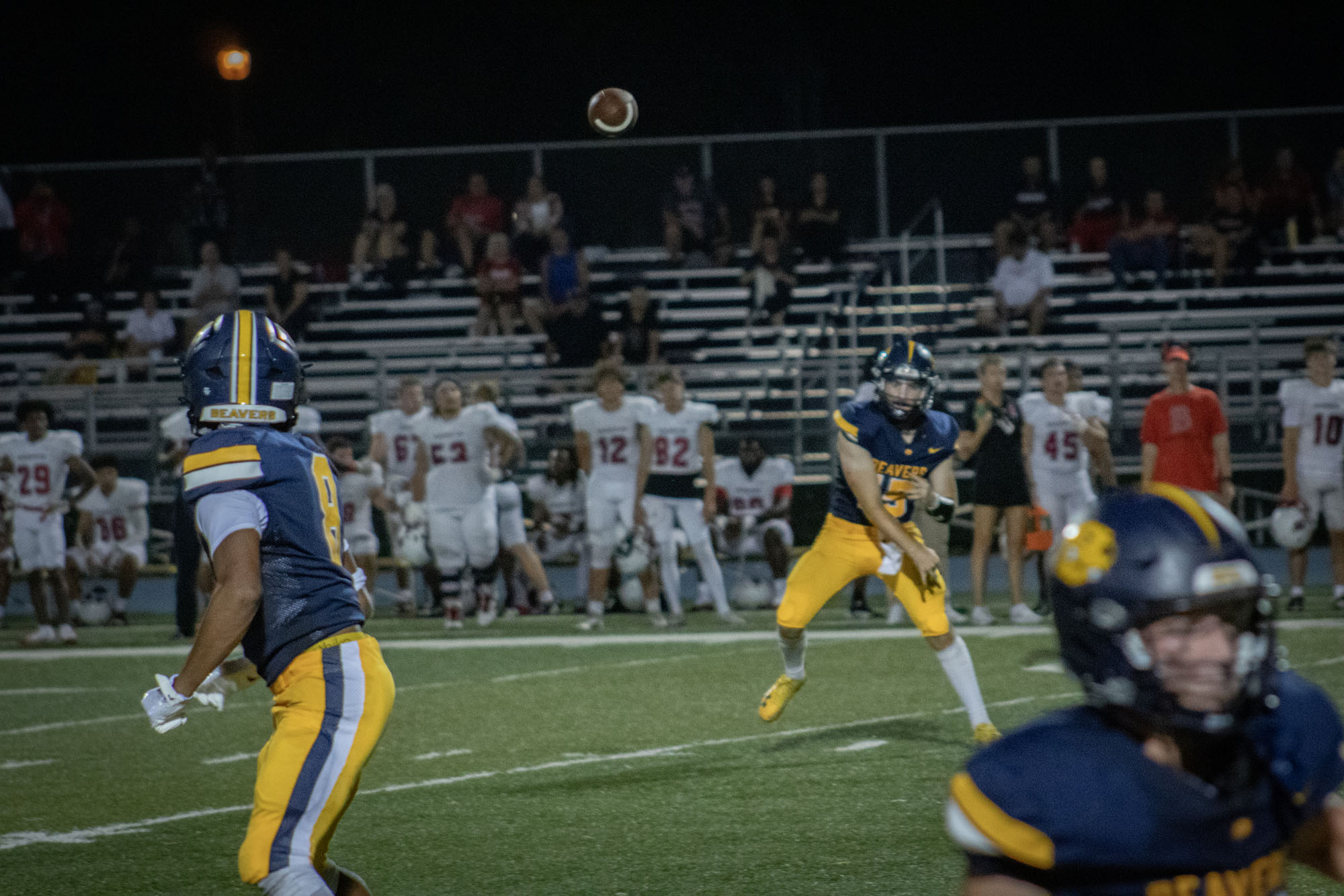 Garcia passes to Sebastian Dennis, BVU football vs. Benedictine