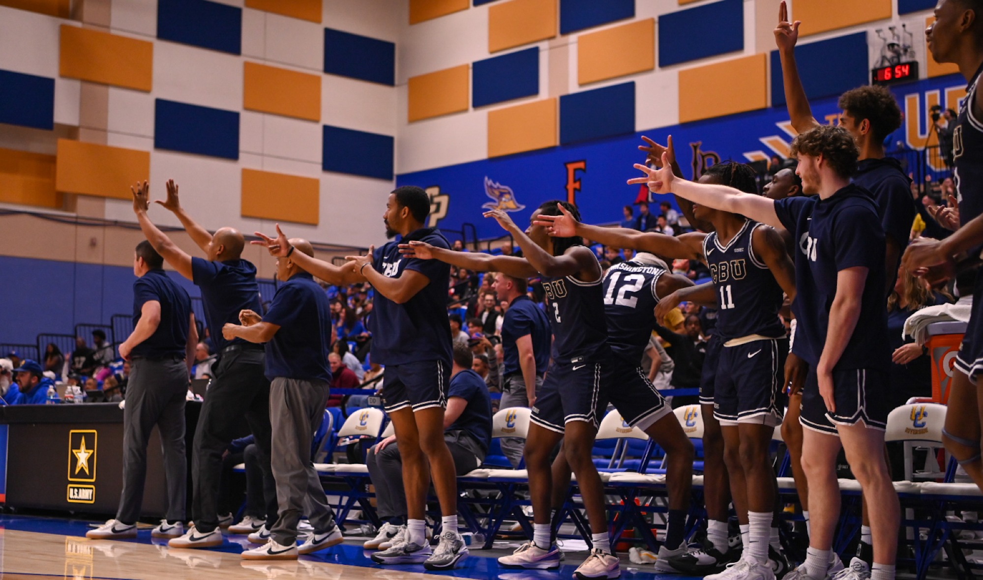 Stellar ThreePoint Shooting Leads CBU past UCR in the Crosstown