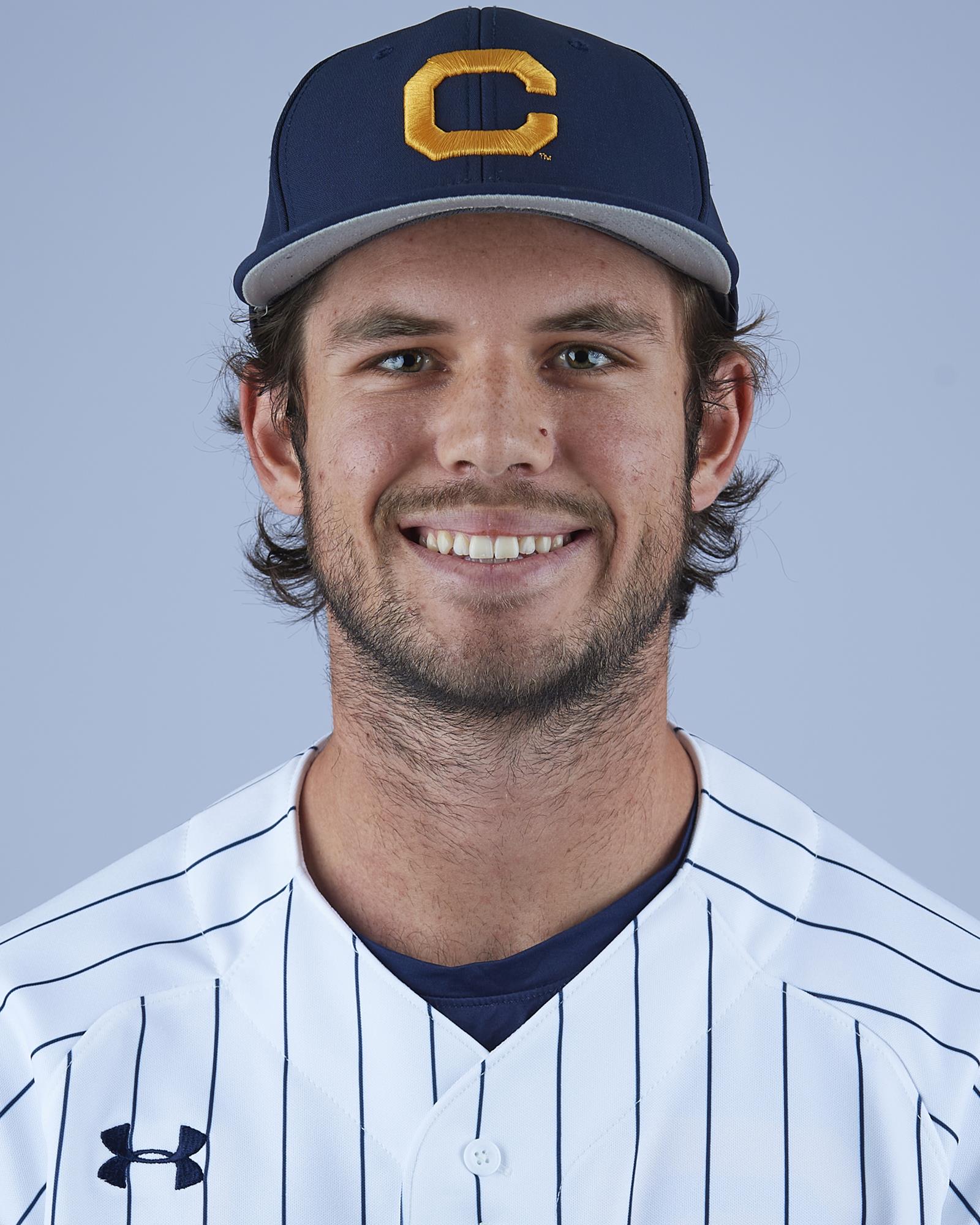 December 5, 2019; Haas Pavillion, Berkeley, California, USA; BB: 2019.11.05 Baseball Media Day; Sam Wezniak (1) Photo credit: Marcus Edwards- KLC fotos