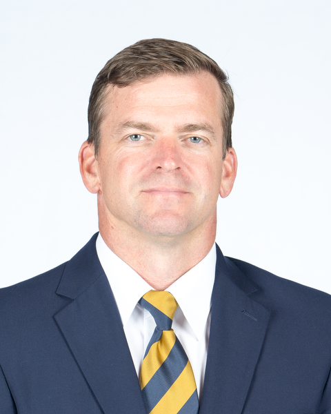 August 5, 2021; Berkeley, California, USA; Football: California Golden Bears Media Day at California Memorial Stadium; Justin Wilcox (Photo credit: Nathan Phillips/KLC fotos)