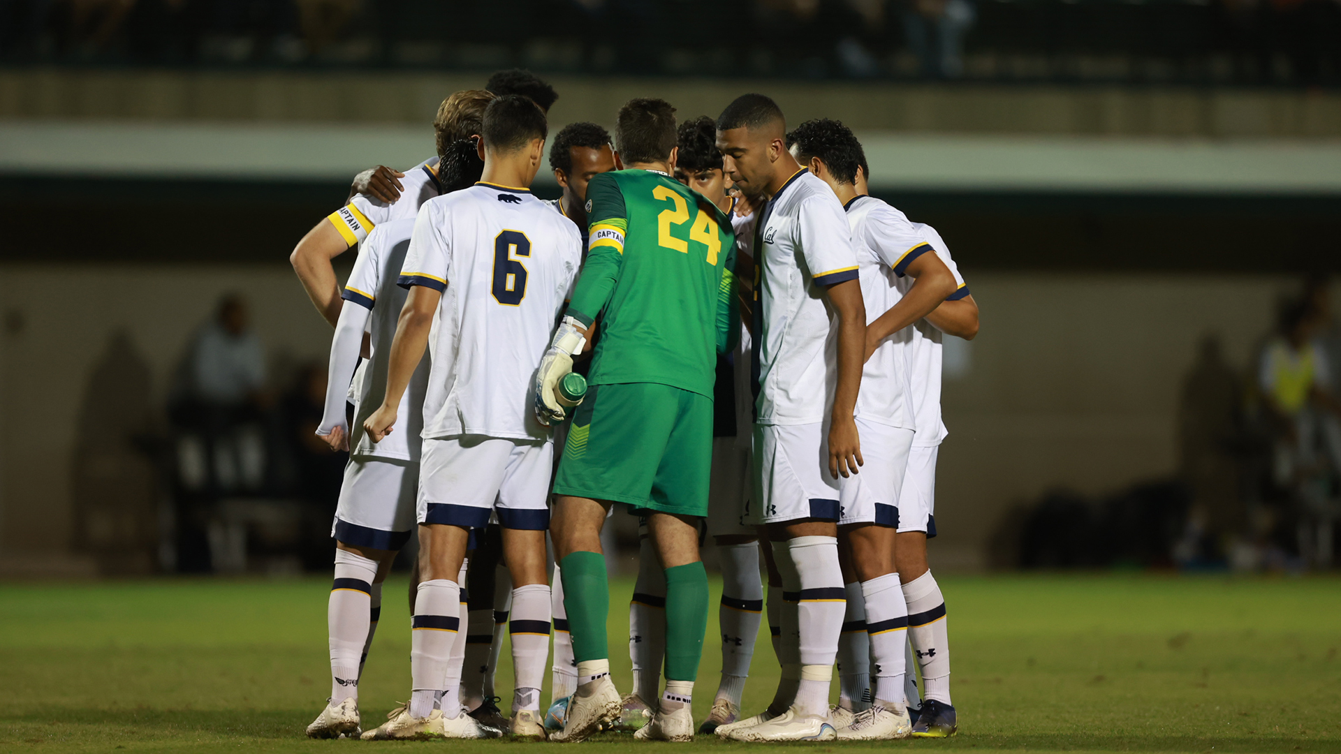 Cal huddle on the Farm