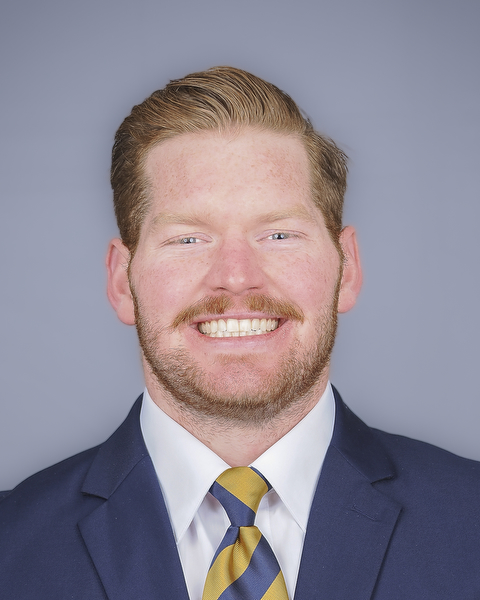 January 31, 2023; Berkeley, California, USA; California Golden Bears Media Day at Haas Pavilion; Michael Saffell (Photo credit: Kelley L Cox/KLC fotos)