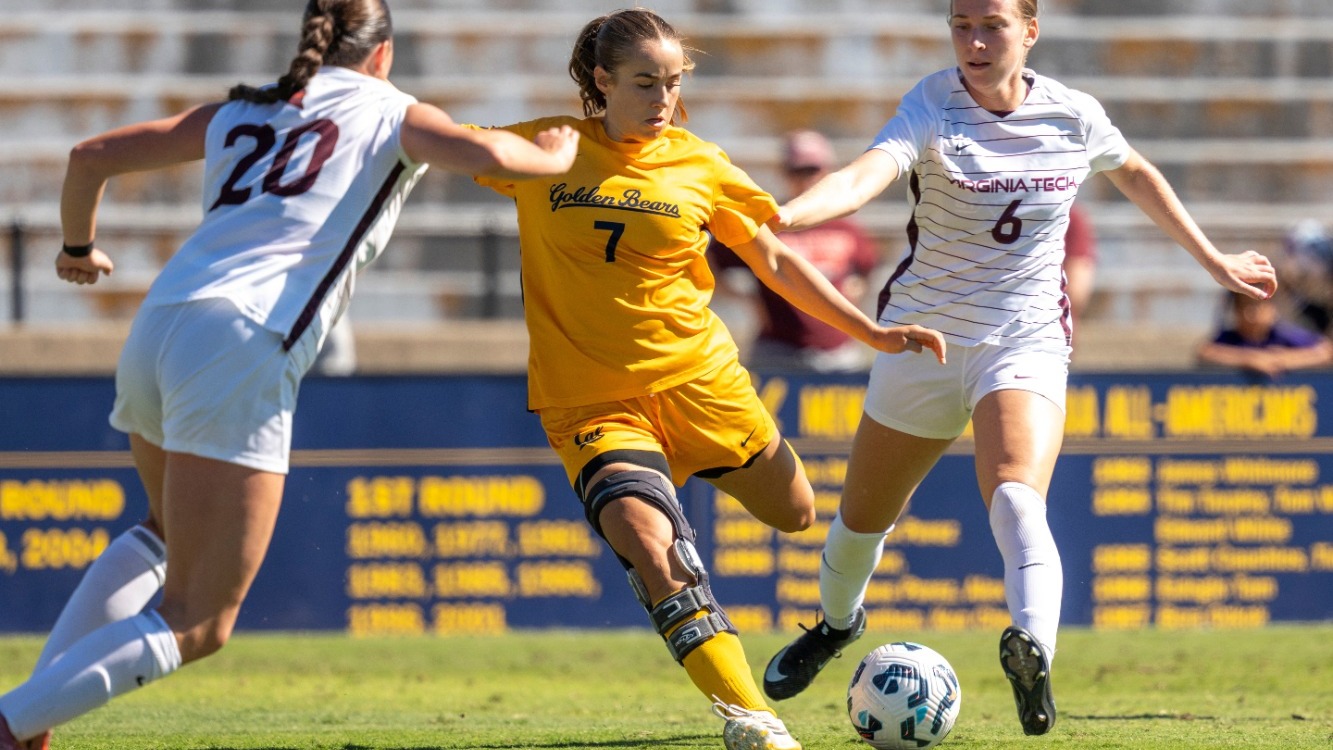 California Golden Bears Women’s Soccer vs Virginia Tech at Edwards Stadium in Berkeley, California.