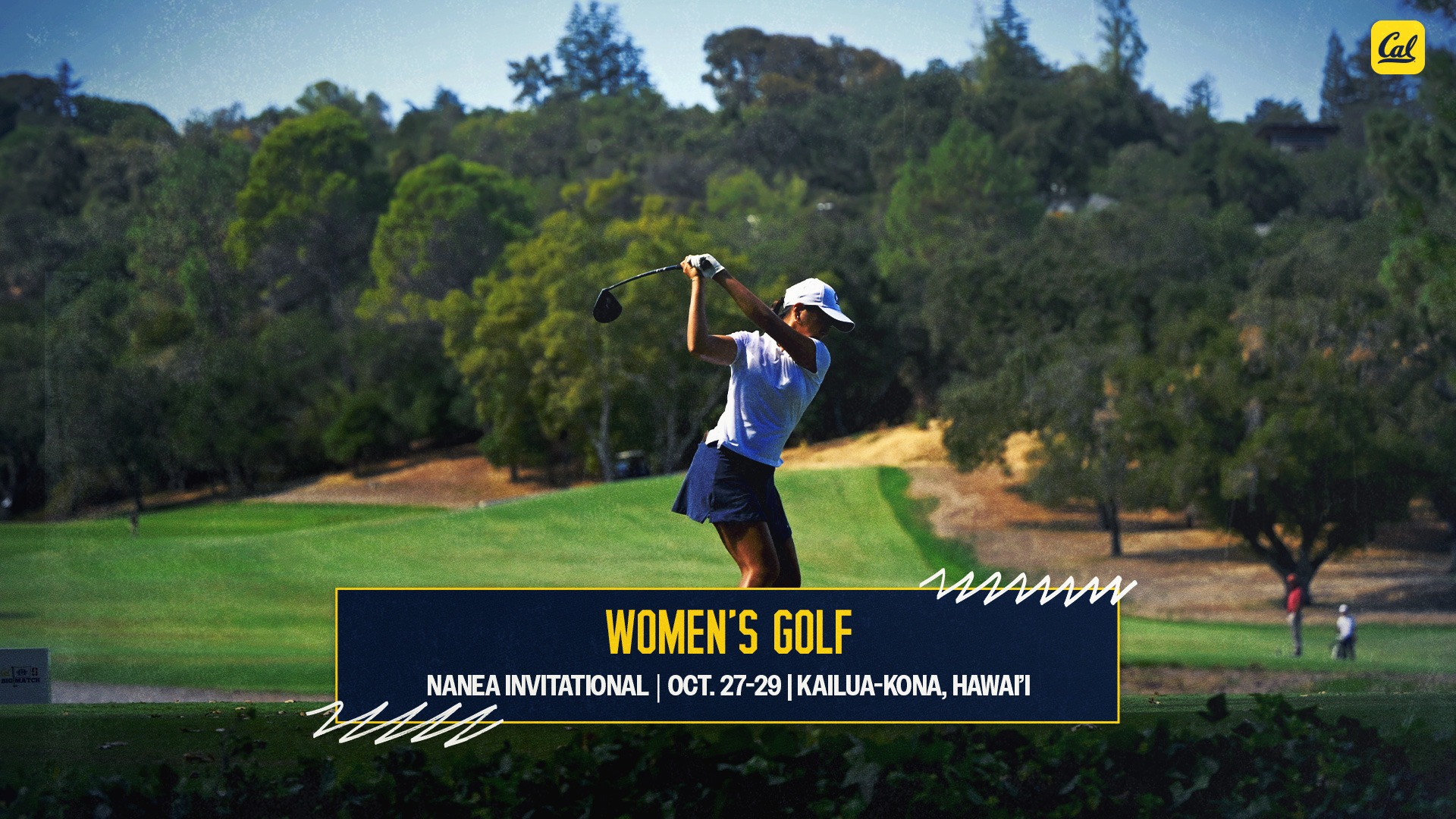 Cal women's golf - Nanea Invitational web graphic
