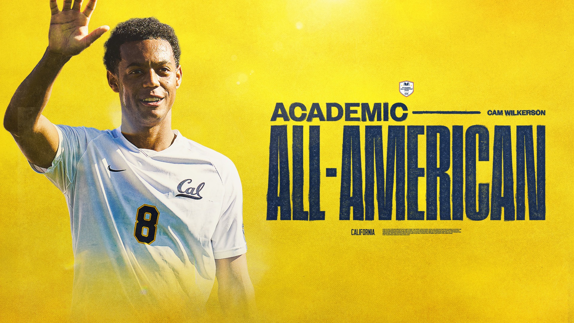 Cam Wilkerson Academic All-America graphic
