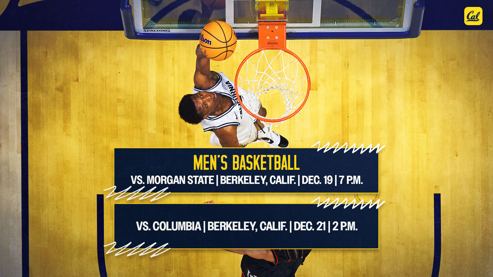 Dai Dai Ames goes up for a dunk at Haas Pavilion