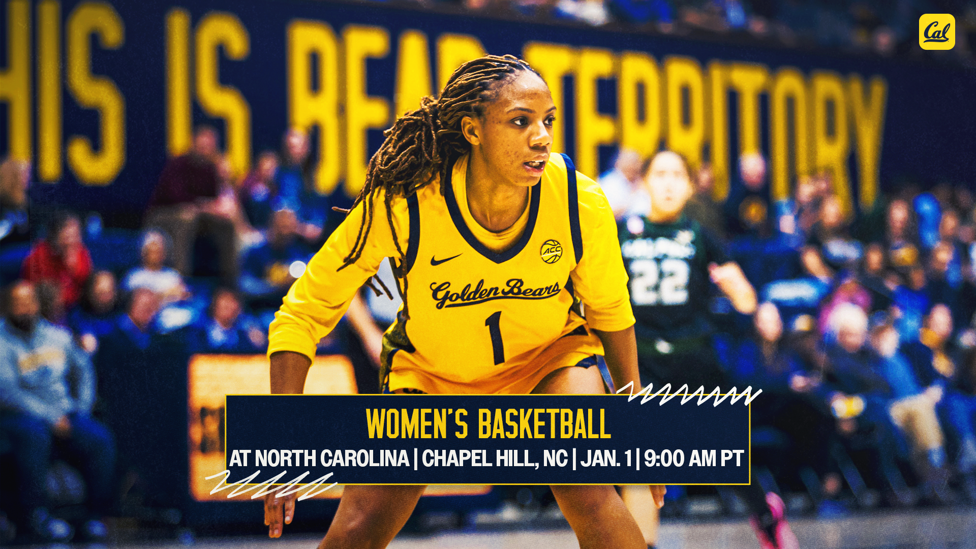 Cal WBB Mjracle Sheppard against Cal Poly