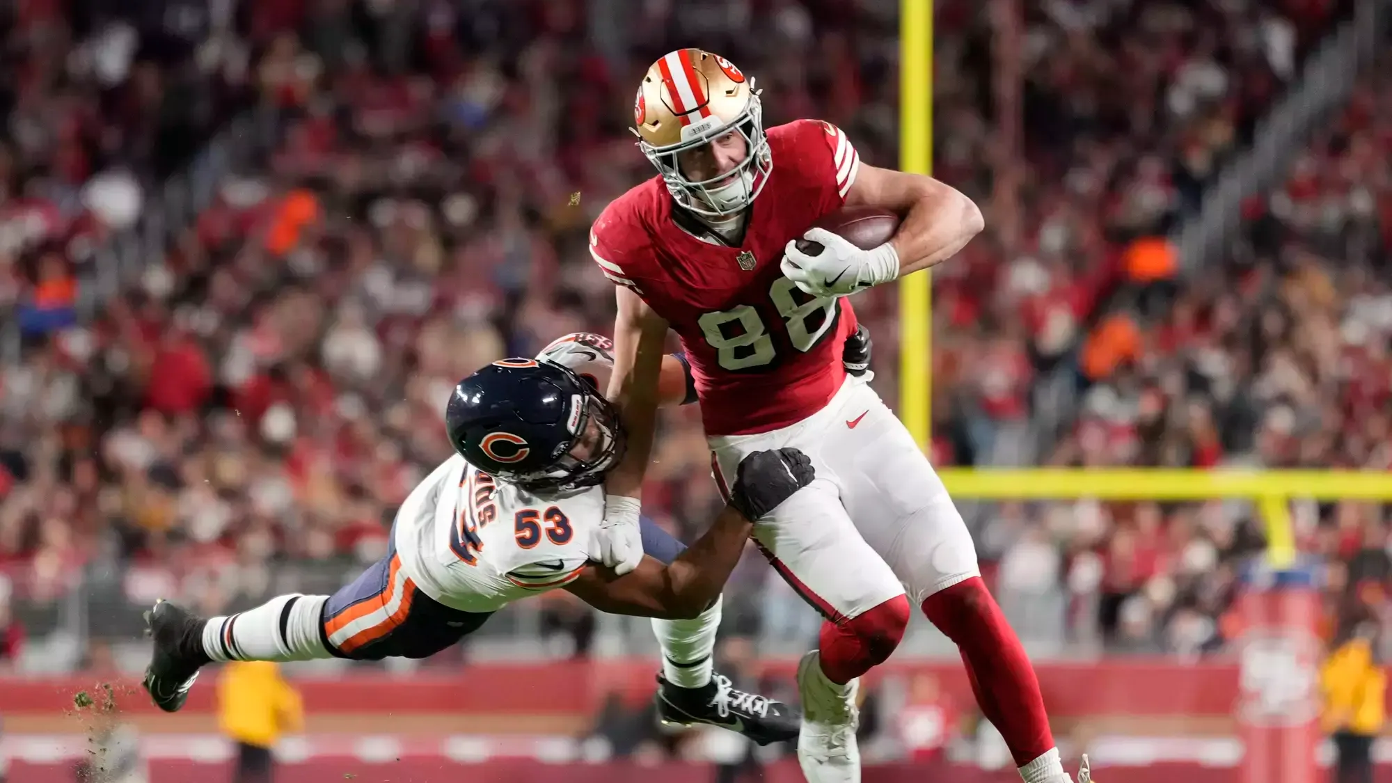 2025-12-28 Jake Tonges Helps 49ers To Key Week 17 Win NFL: Chicago Bears at San Francisco 49ers