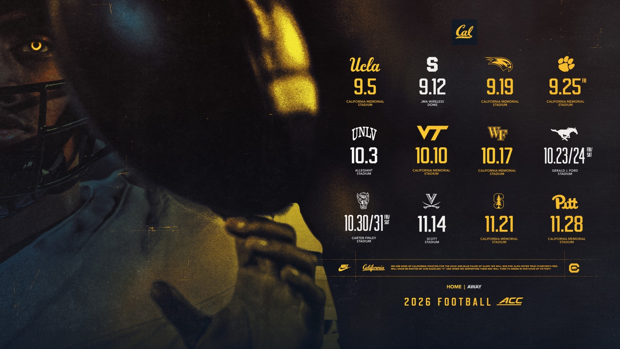 2026 Football Schedule Release Graphic