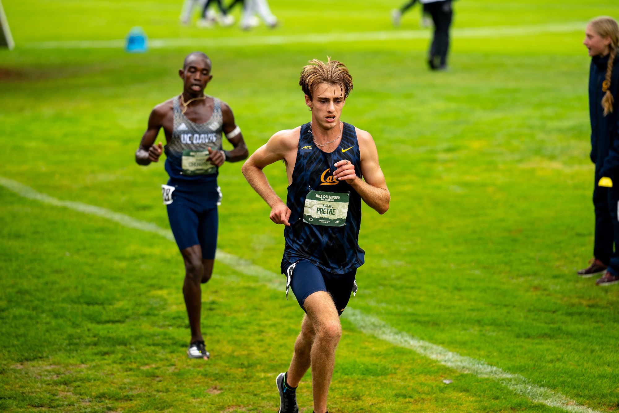 Justin Pretre receives his fourth All-ACC Academic Award.