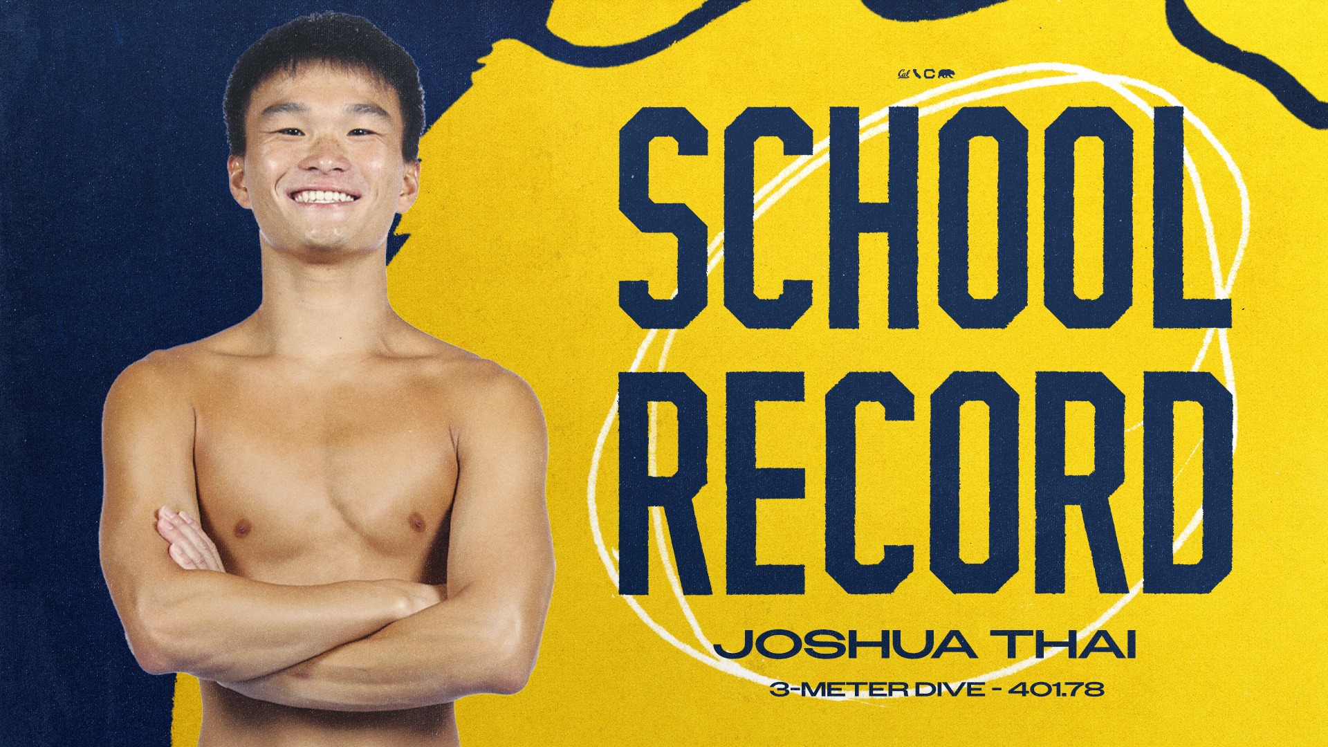 Joshua Thai - 3-meter record breaking graphic