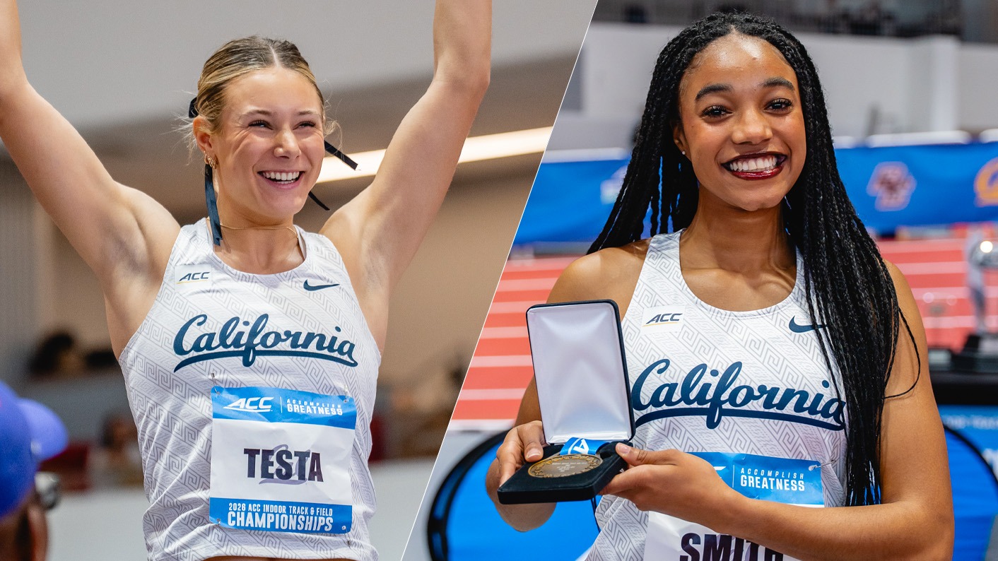 Mari Testa, Nairobi Smith at 2026 ACC Indoor Championships