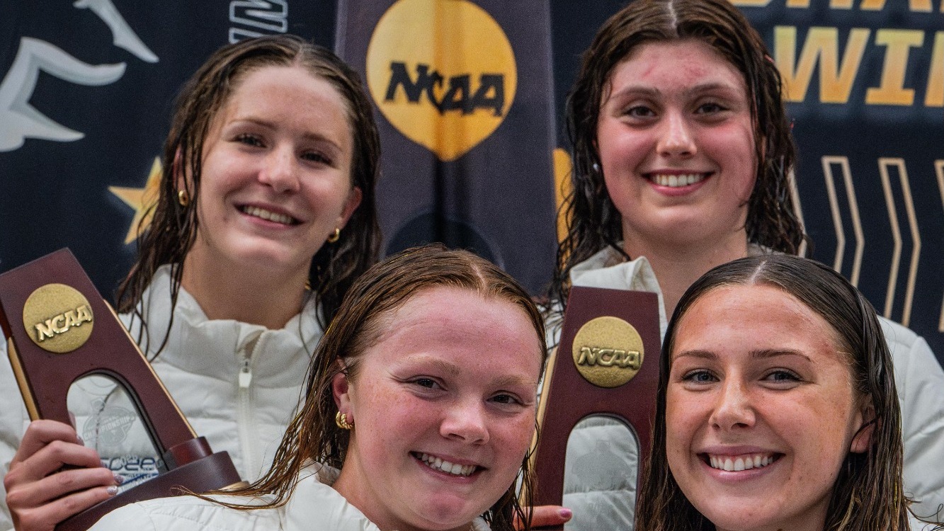 2026 NCAA Championships 800 Free Podium