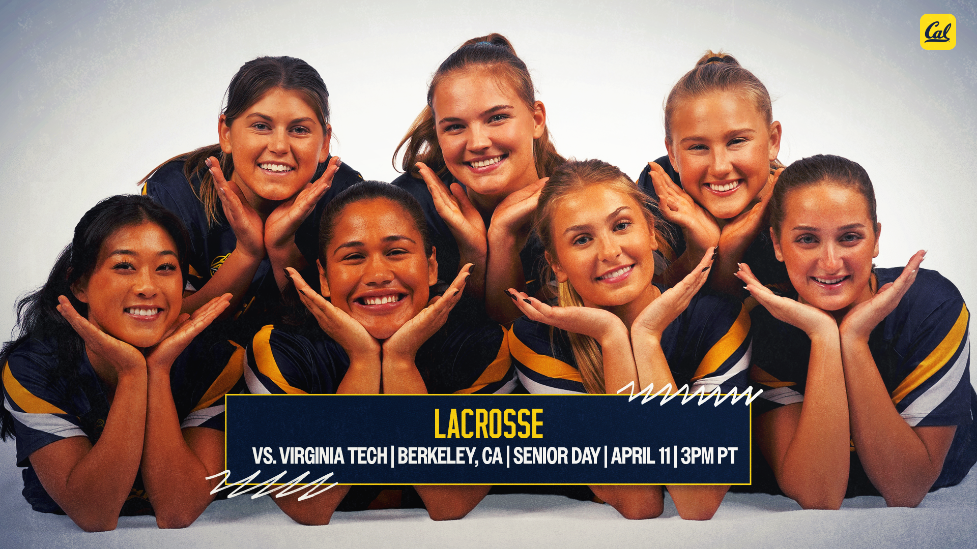 2026-04-10 Annette Ciupek Brynn Gallagher Avery Hoeft Josie Lillquist Clara Page Chloe Rand Courtney Wong Cal Hosts Virginia Tech On Senior Day