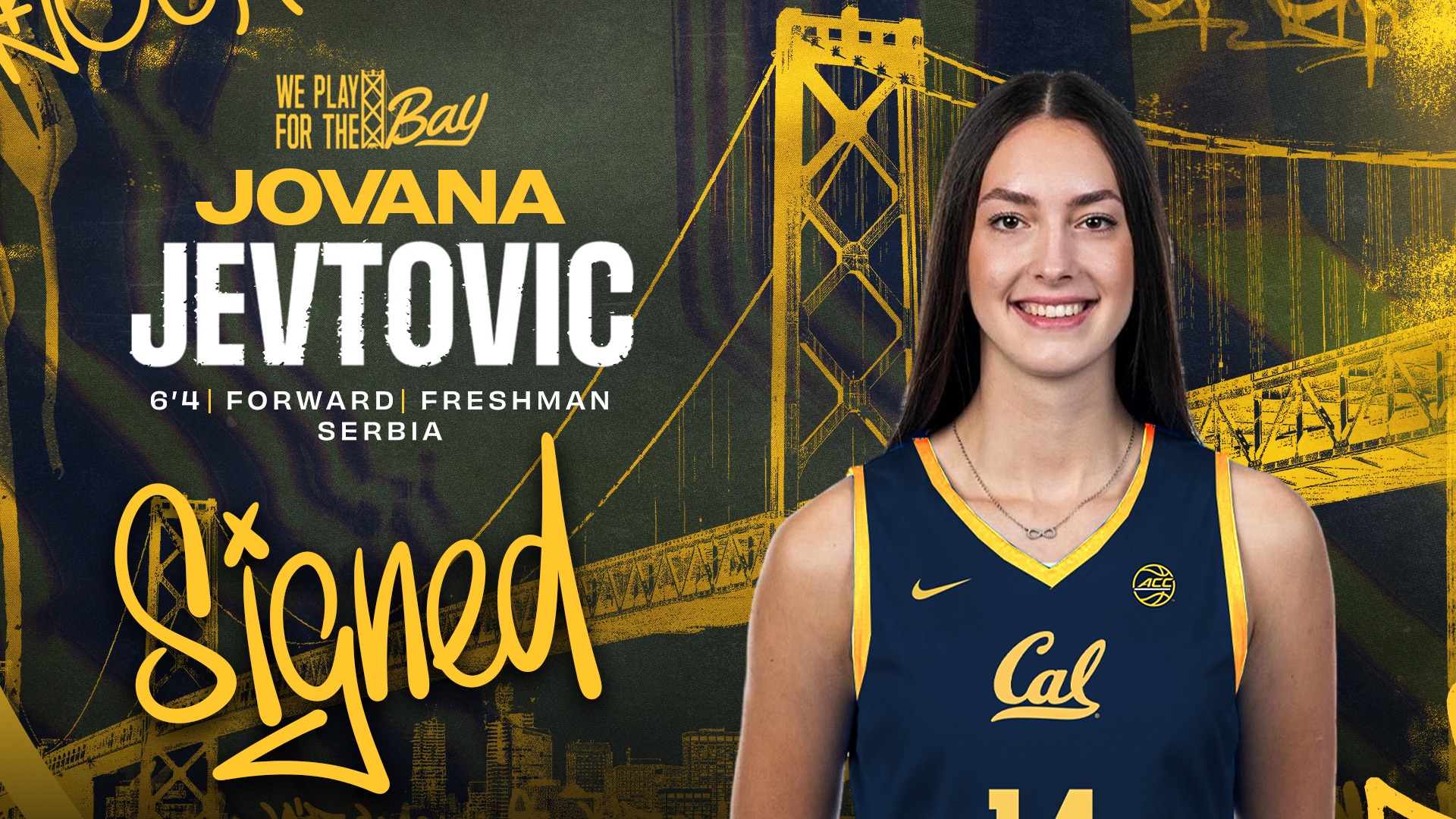 Cal WBB: Jovana Jevtovic freshman signing