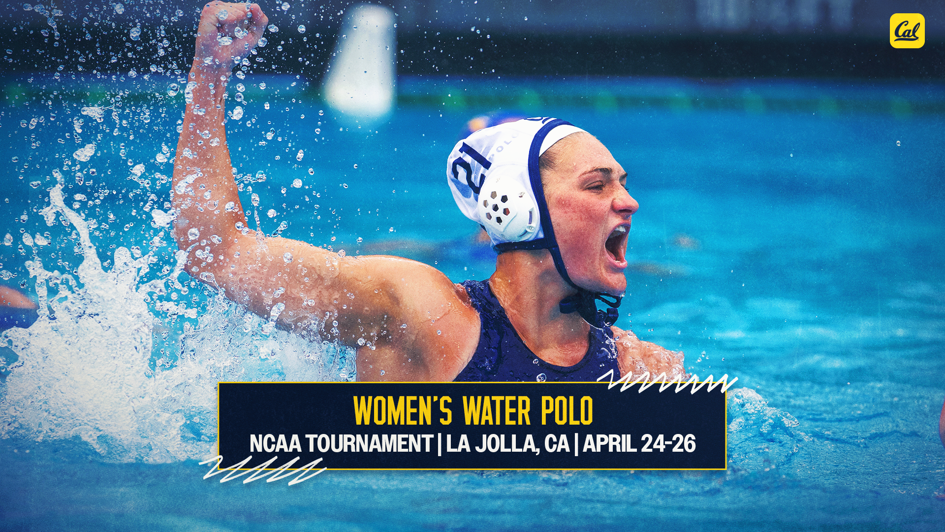 Abbi Magee cheers after a goal scored at the MPSF Tournament - web preview graphic