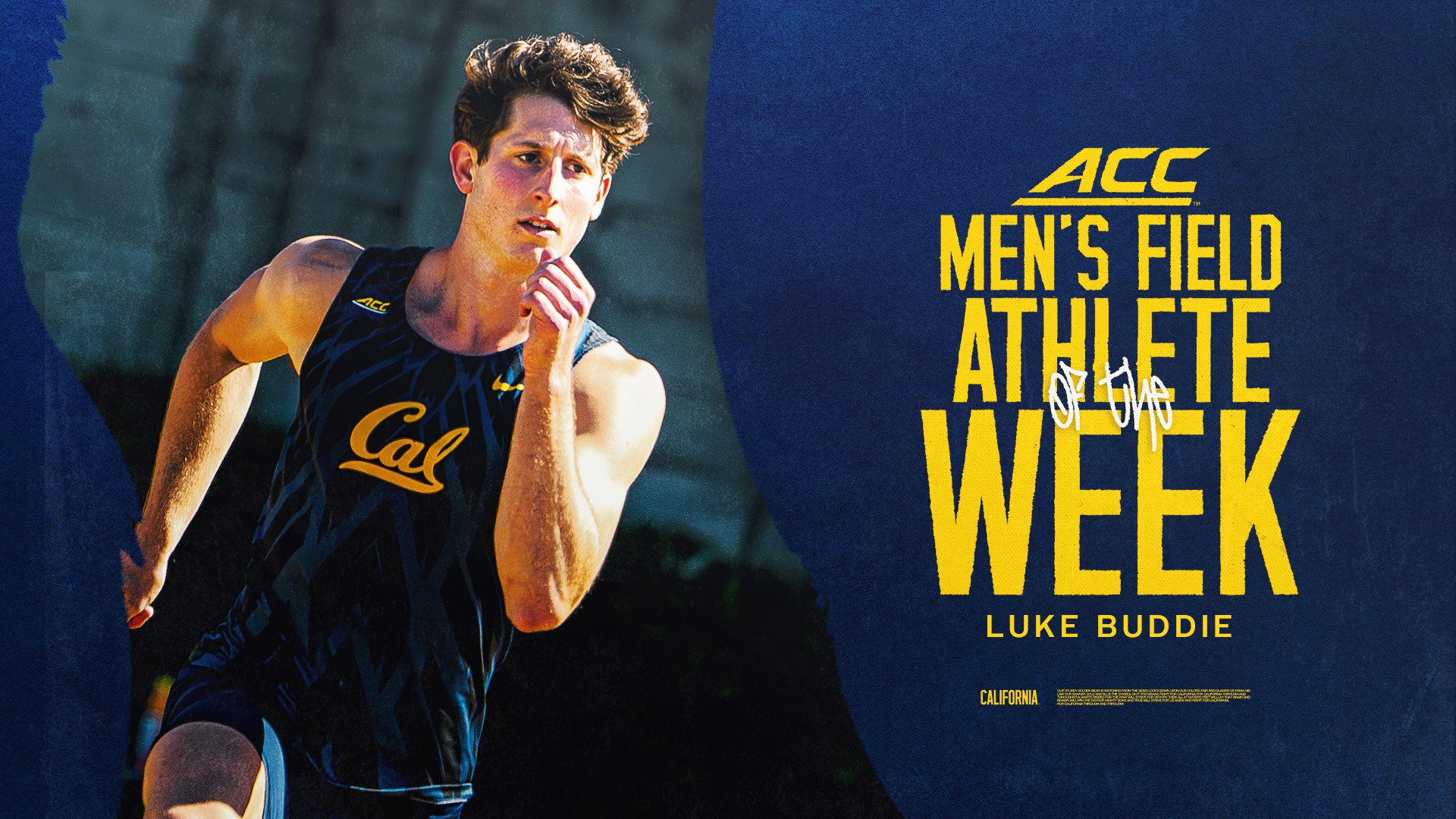 Luke Buddie - ACC MFAotW 4.7