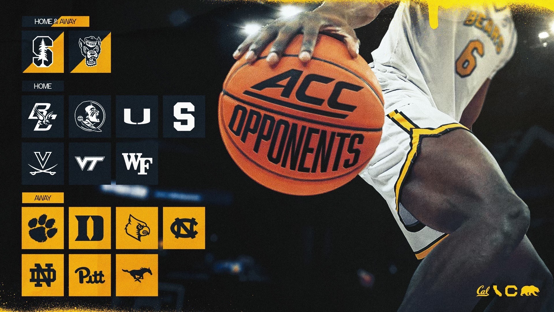2026-27 Cal men's basketball ACC opponents release