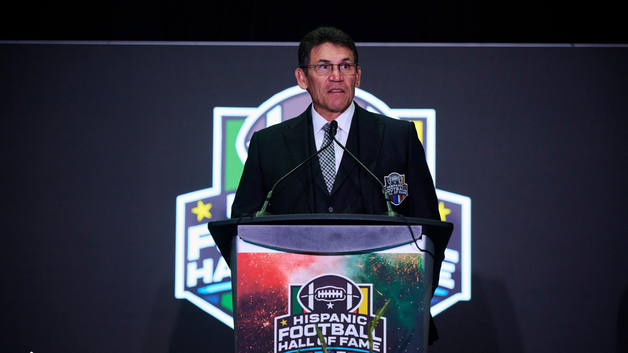 2026-05-06 Ron Rivera Inducted Into Hispanic Football Hall Of Fame