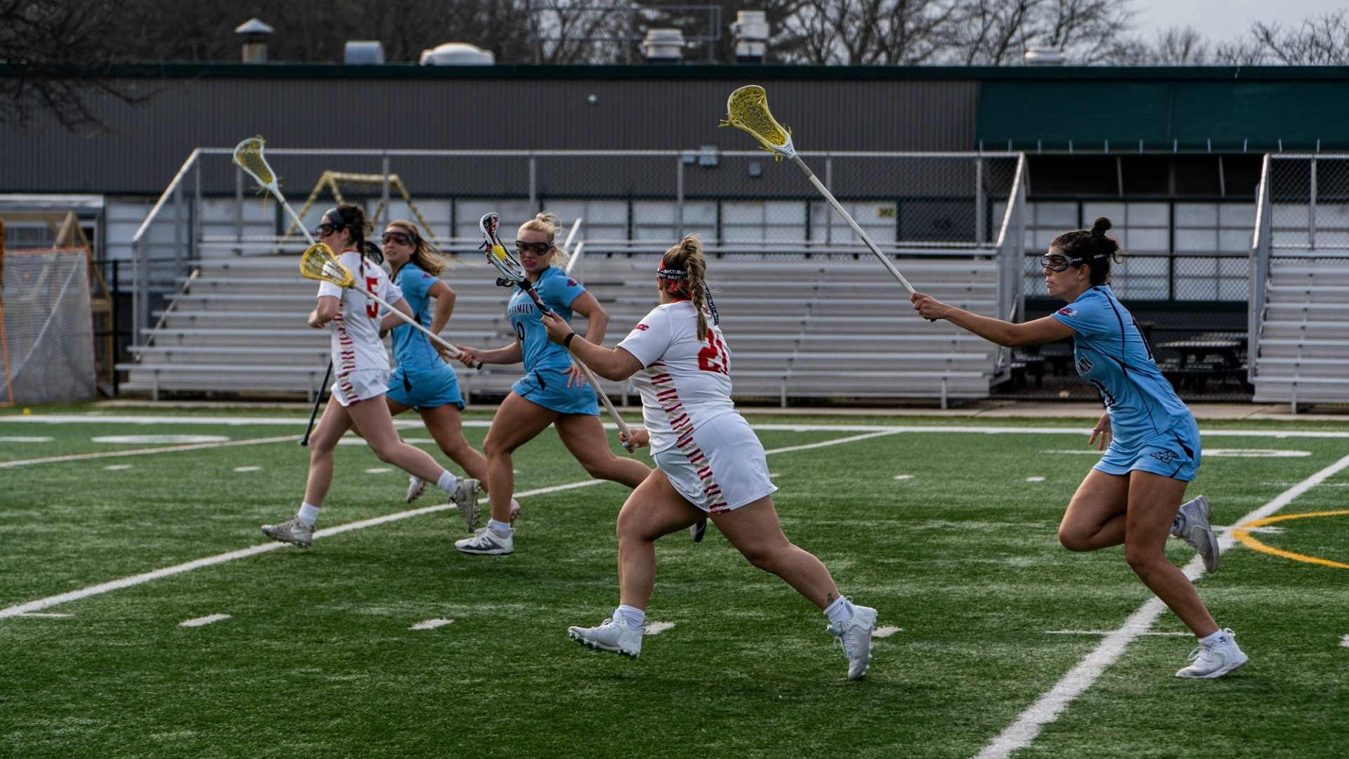 Ellis Scores Three as Women #39 s Lacrosse Falls to Georgian Court