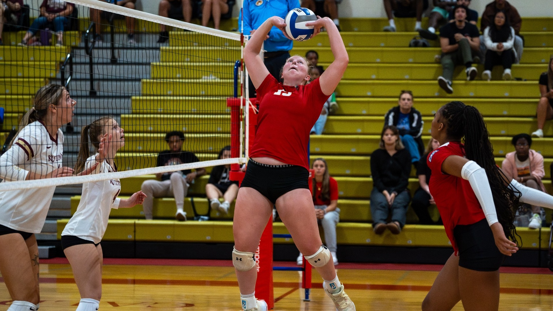 Sherwood Places 1,000th Assist in Volleyball Defeat To Dominican