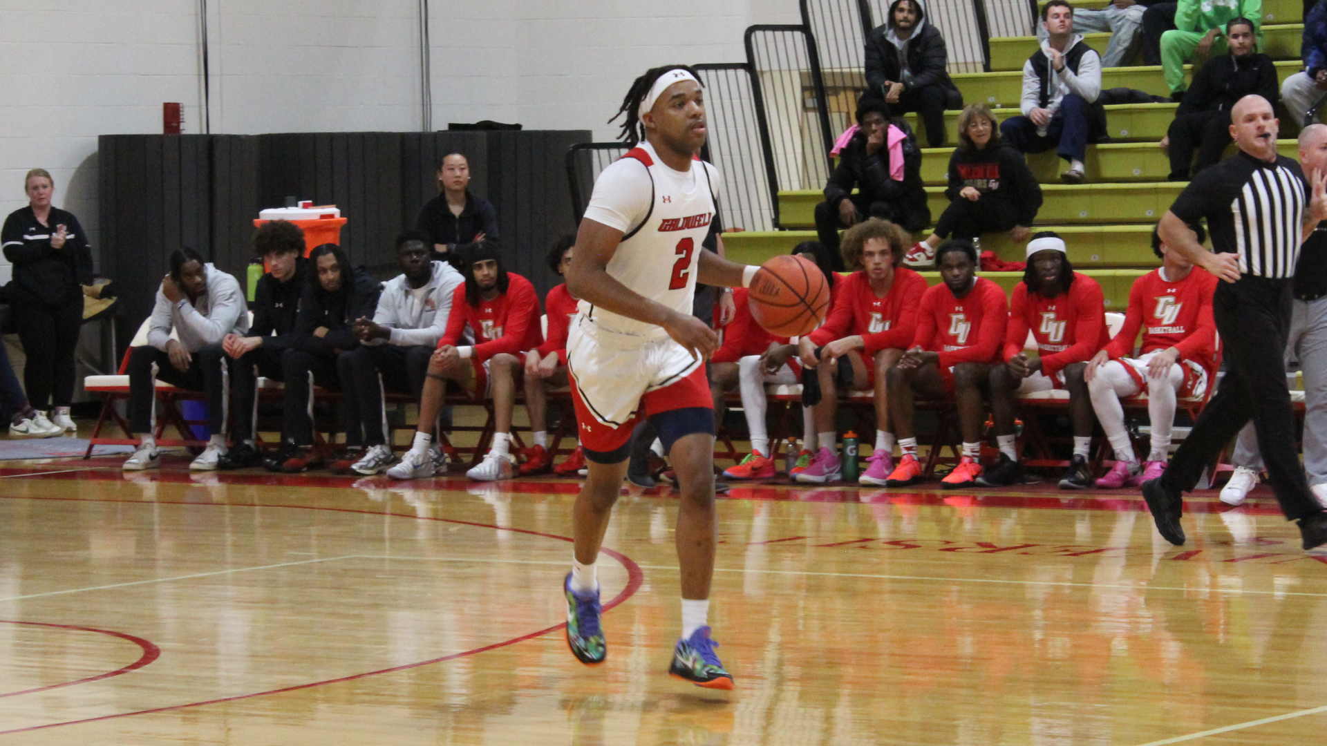 Evans brings it upcourt