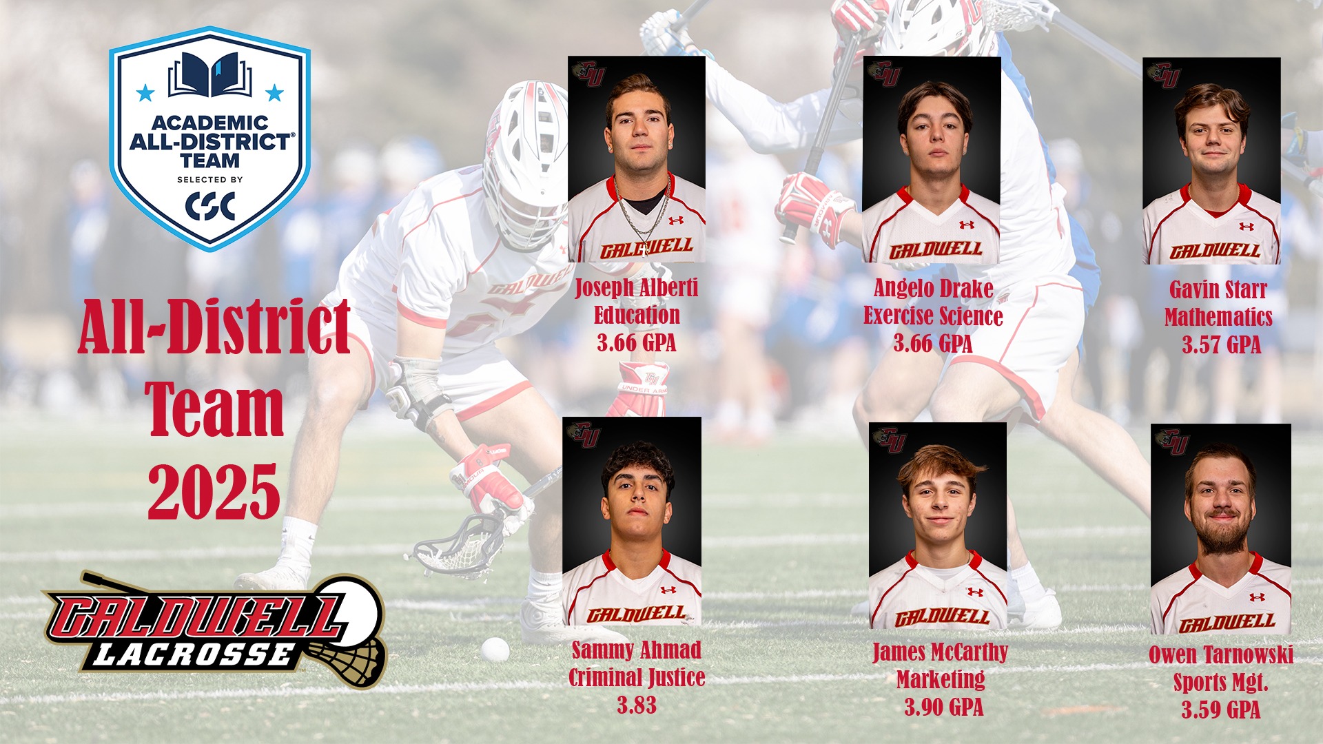 CSC Academic All District MLAX 2025