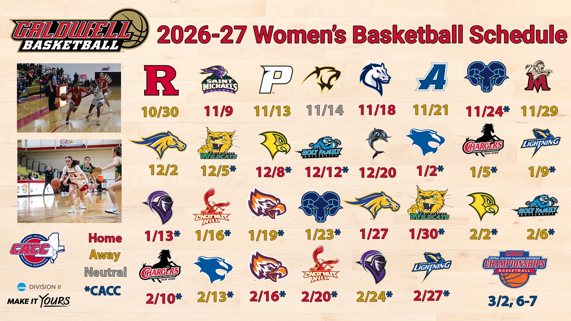 WBB Schedule 2026-27