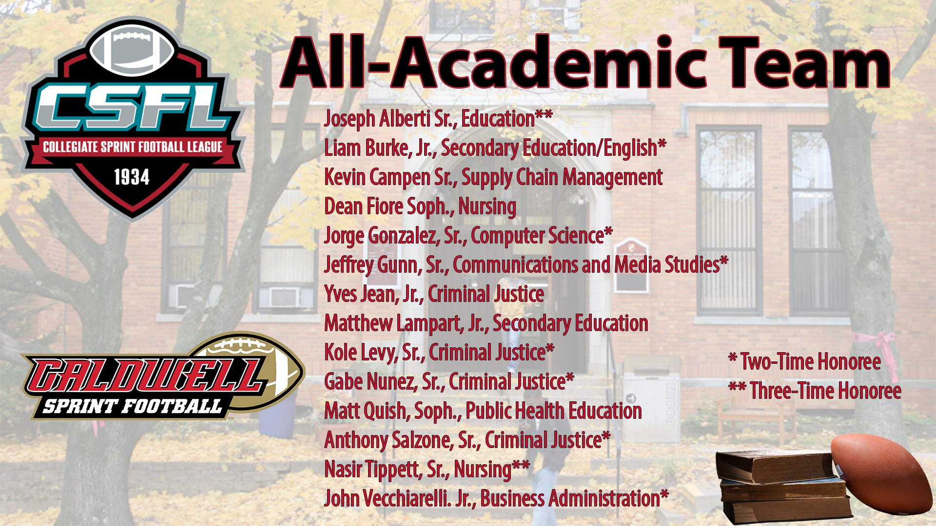 CSFL All-Academic 2025