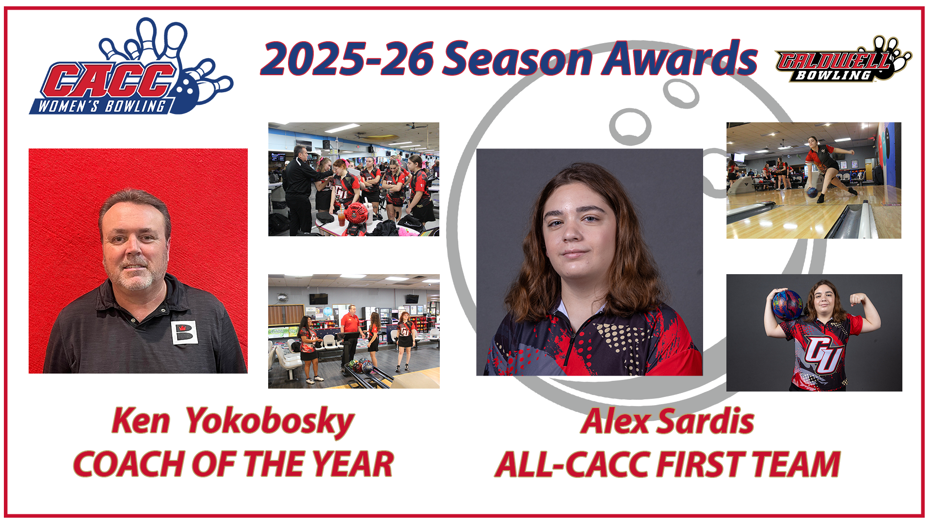 CACC Bowling Award Winners