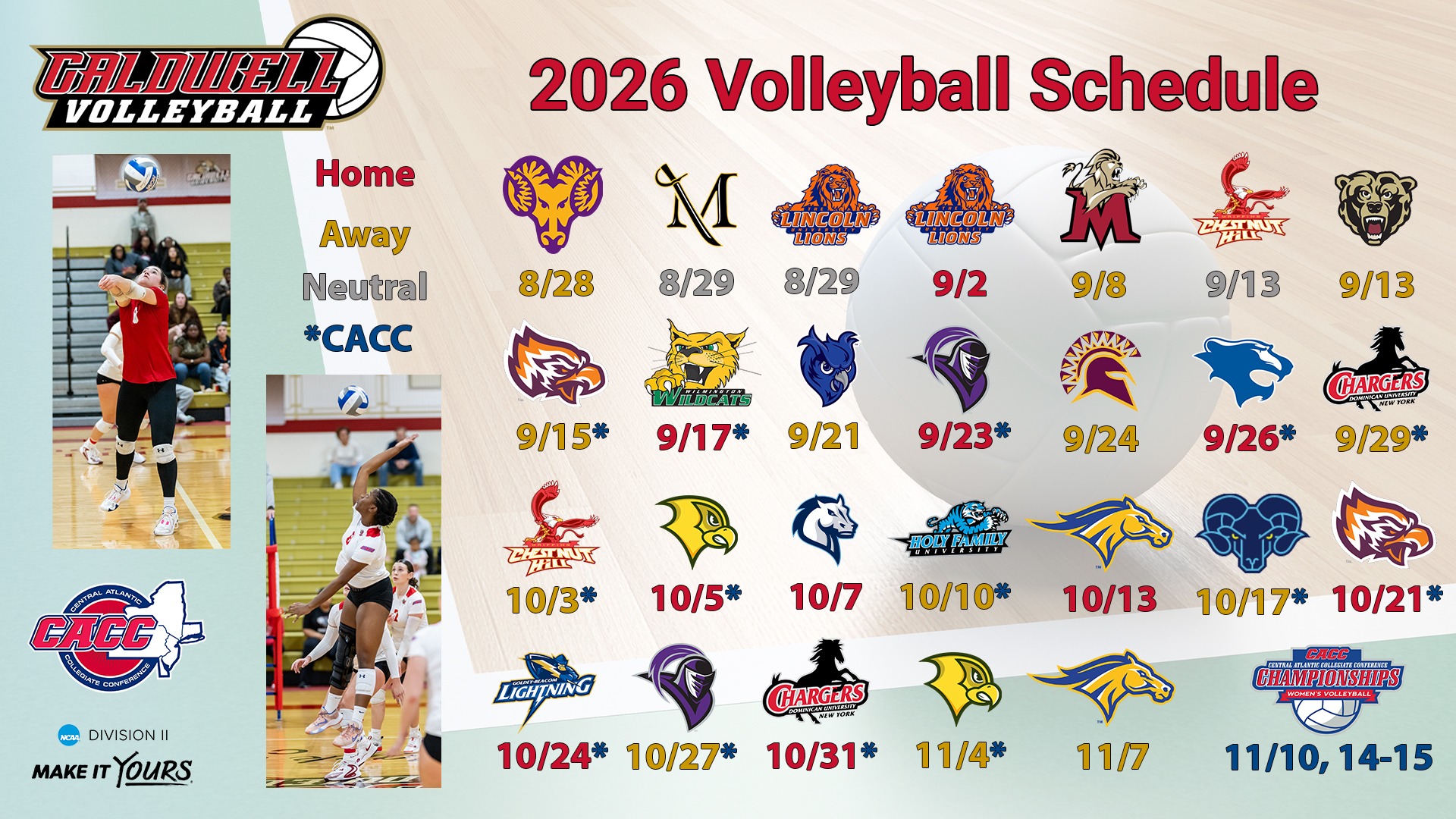 2026 VB Schedule