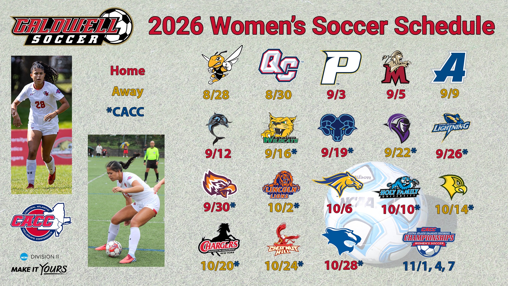 WSOC Schedule 2026