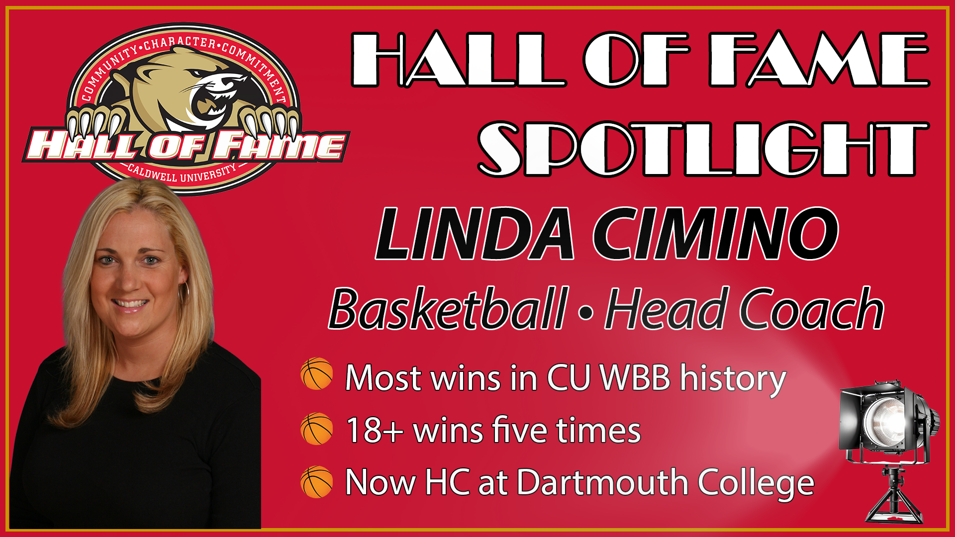 CU HOF 26 Spotlight - Linda Cimino WBB