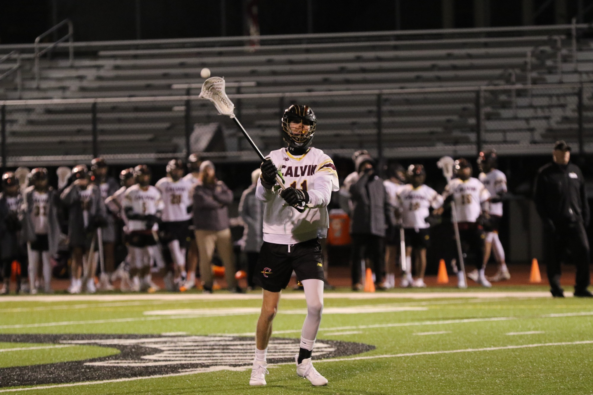 Calvin Men's Lacrosse Trips up Trine Handing Thunder First Loss of