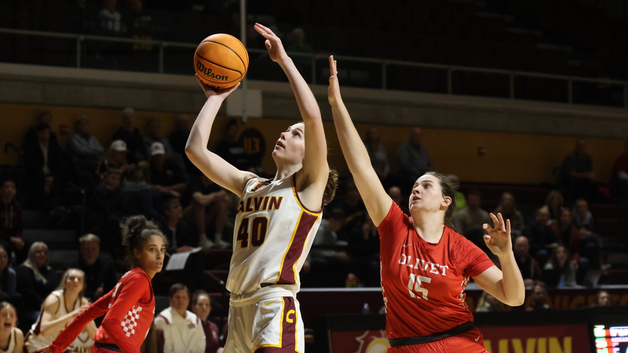 Calvin Women's Basketball Dominates Olivet in Final Game of the Regular