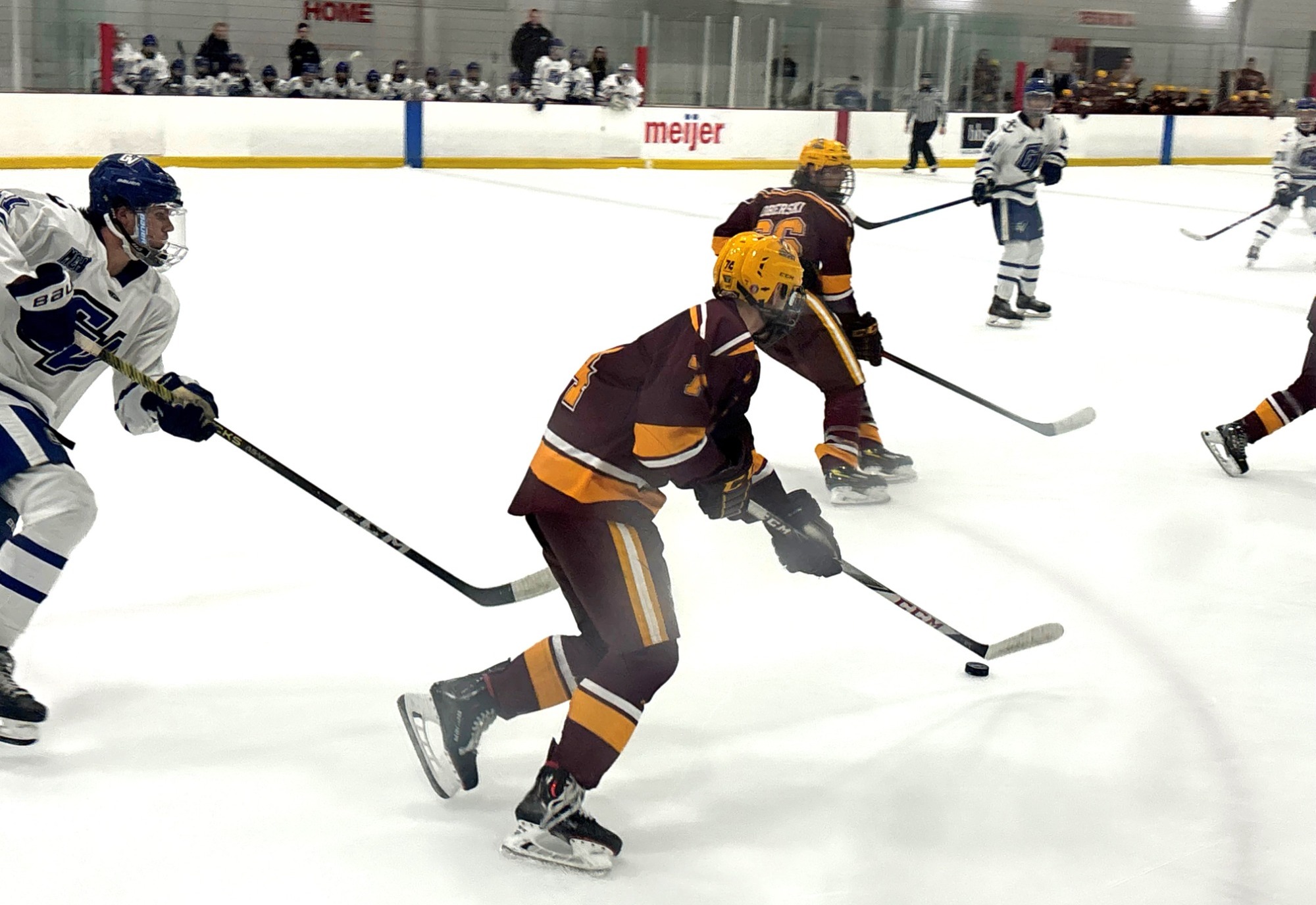 Calvin ACHA D3 Hockey Stuns 1 GVSU in MCHC Tourney Semis 60 Calvin
