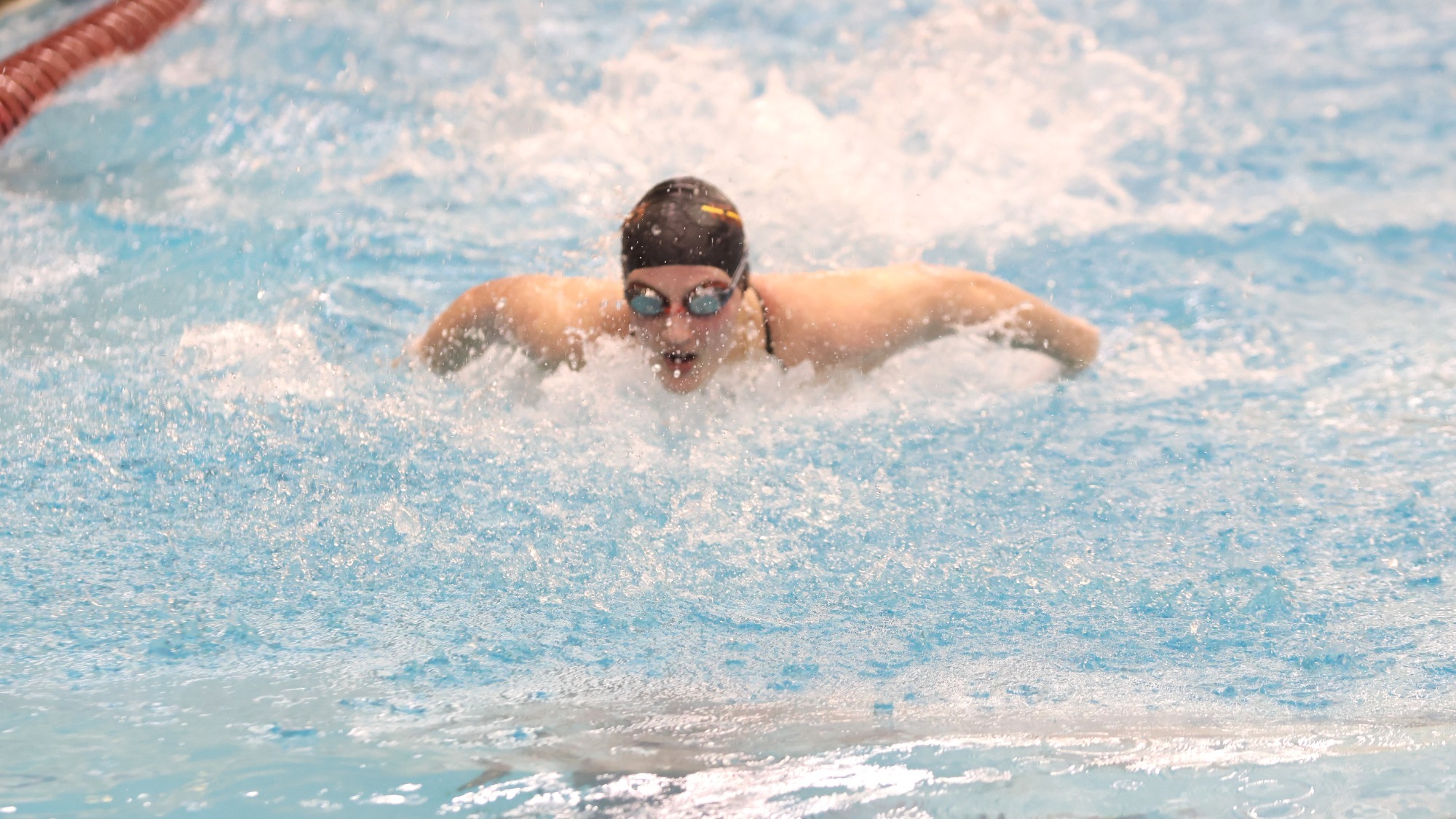 Holly VanderWeele in 400 Medley Relay at 2025 Calvin Winter Invite - 12-4-25