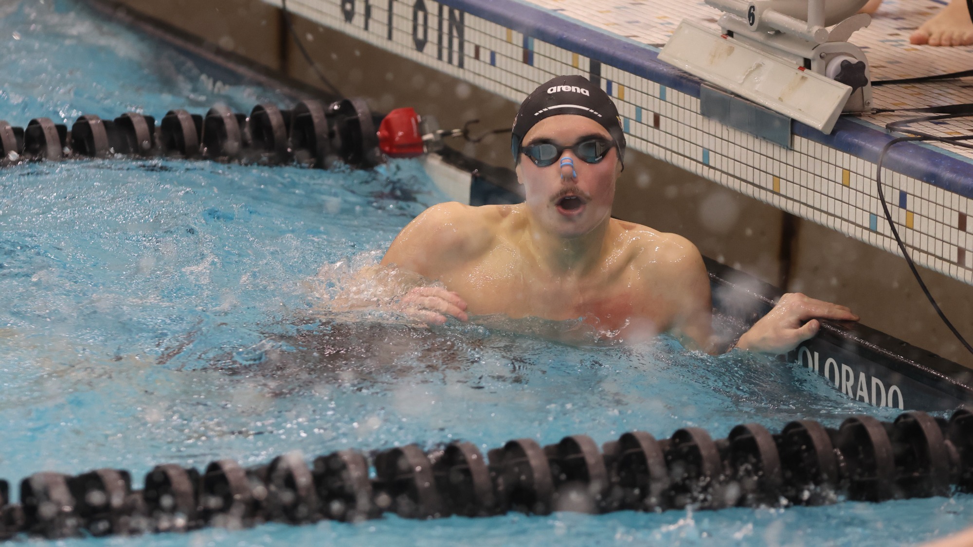 Jackson Merkel 400 MEd Relay Finish - Calvin Winter Invite - 12-4-25