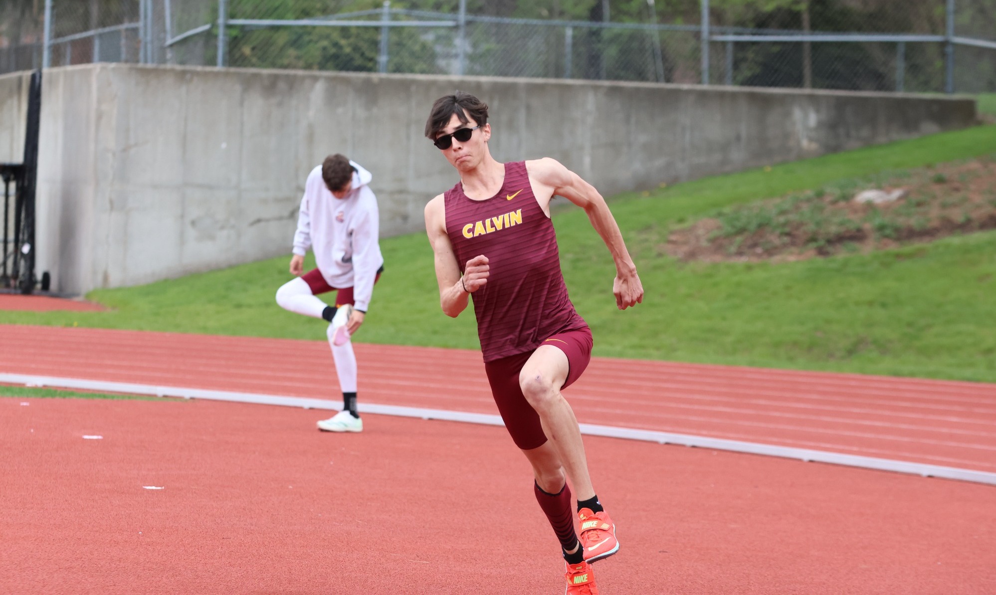 Simon Vandenbroek in high jump at MIAA Championships - 5-2-25