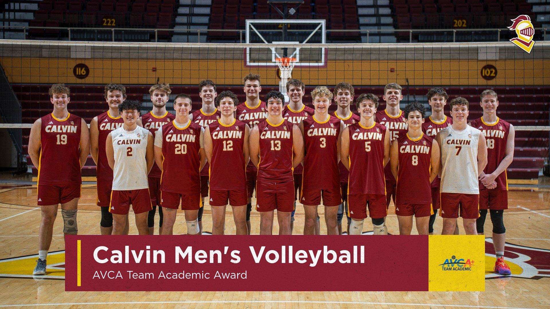 Calvin Men's Volleyball AVCA Team Academic Award - 7-21-25