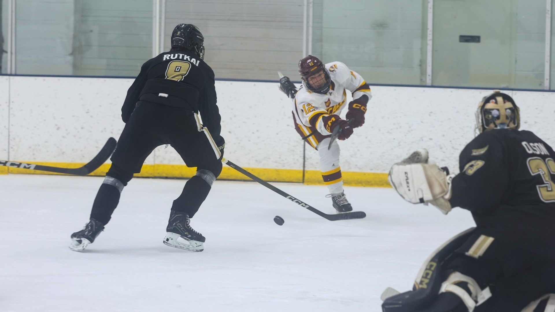 Marshall Beaker Takes a shot against Purdue Northwest - 1-16-26